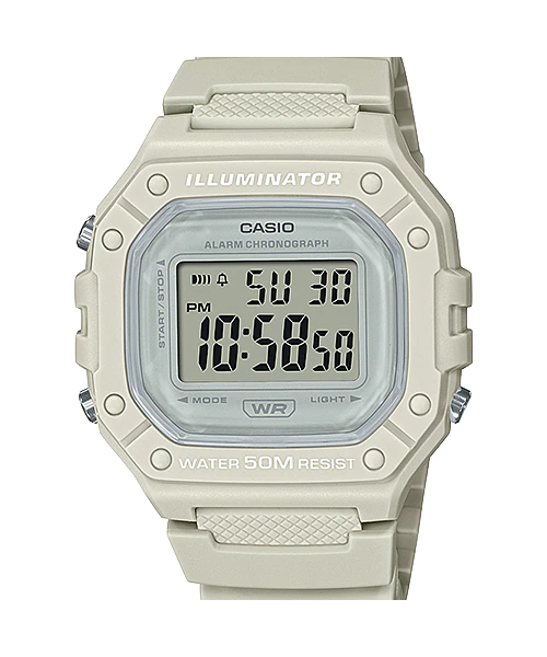 CASIO สายเรซิ่น รุ่น W-218HC-8AV