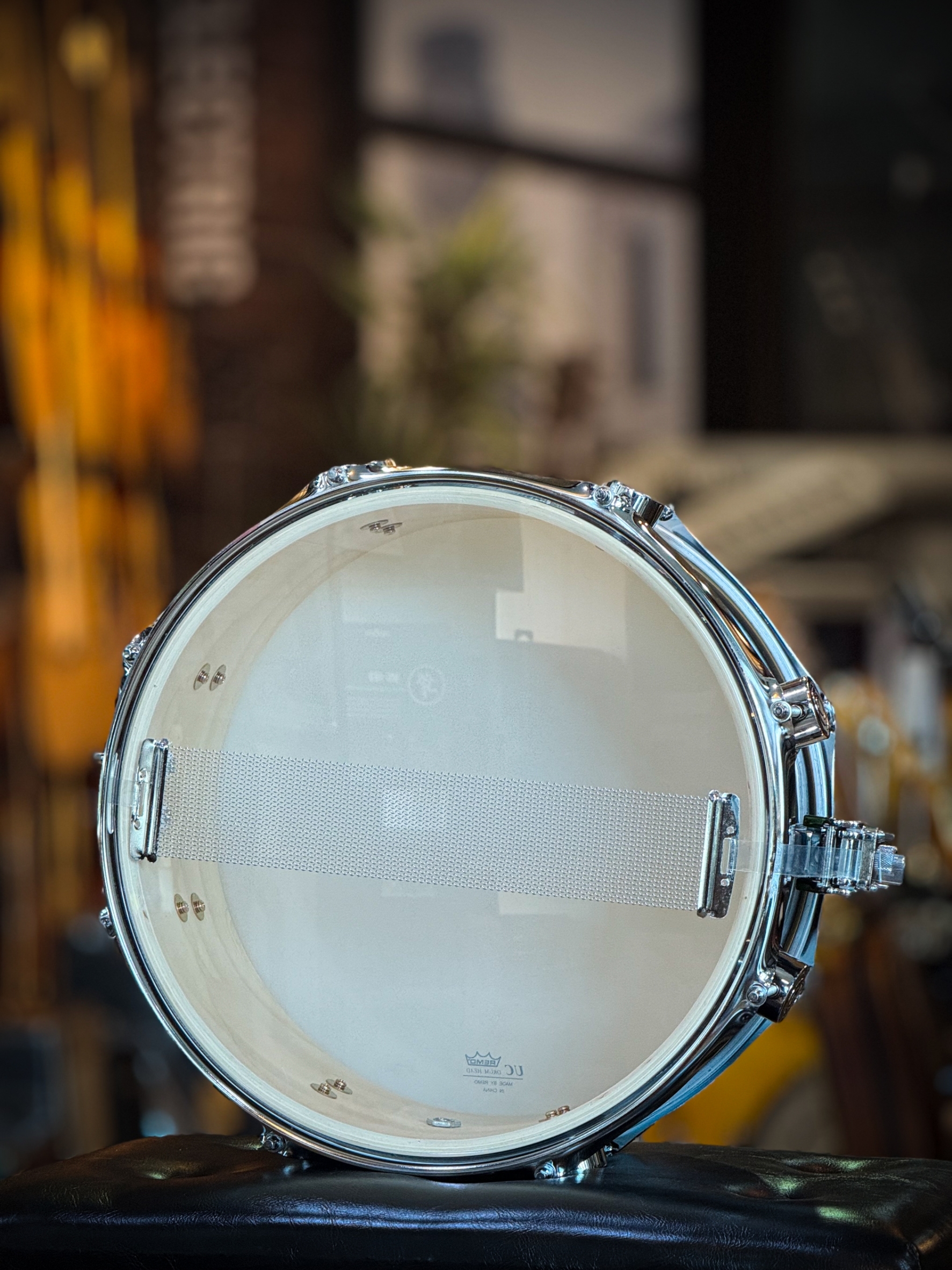 สแนร์ไม้จาก DR (Dirty Rabbit) ขนาด 14x5.5 / 8 หลัก หนัง REMO USA.