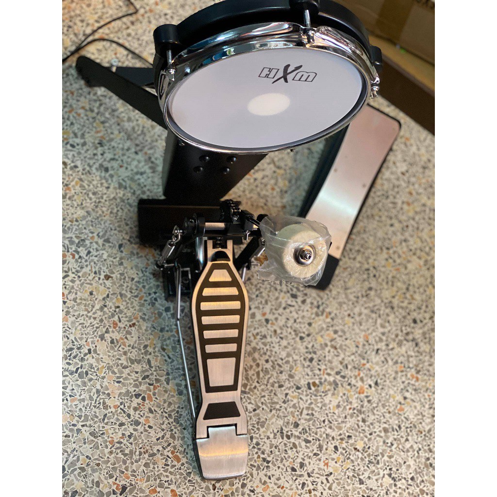 แป้นกระเดื่องกลองไฟฟ้า HXM รุ่น HEBDMH8 แป้นหน้ากว้าง 8 นิ้ว รองรับกระเดื่องคู่ ใช้ได้กับทุกรุ่น