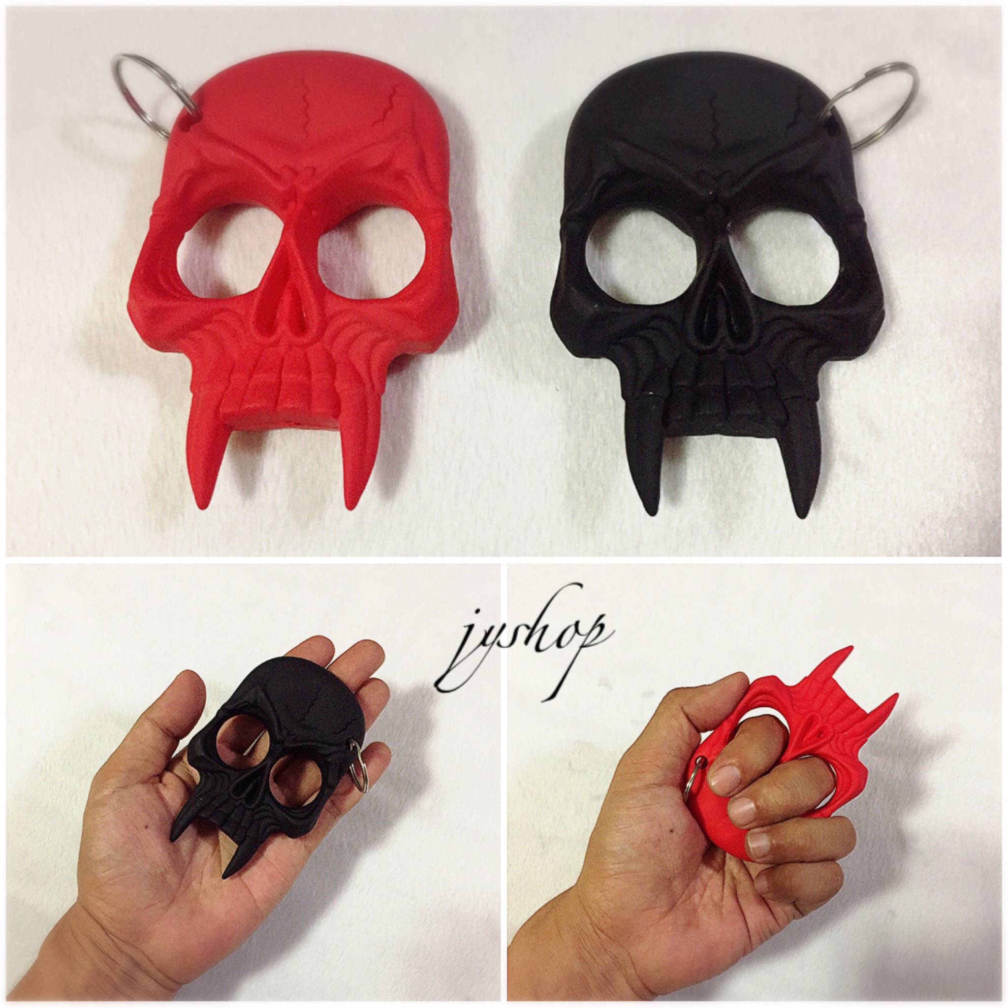 สนับมือกะโหลกพวงกุญแจ