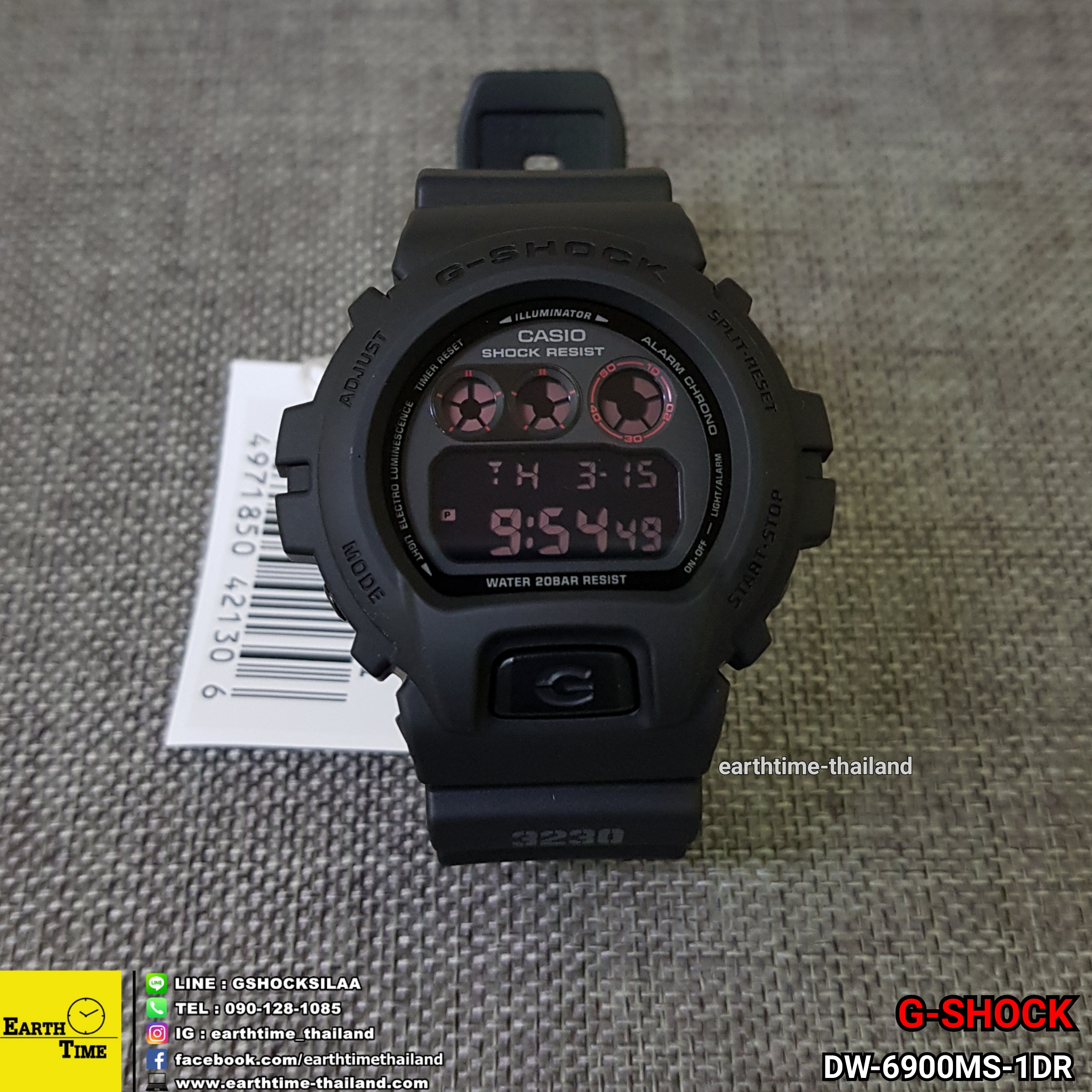G-Shock ของใหม่แท้100% รับประกัน 1 ปี DW-6900MS-1DR