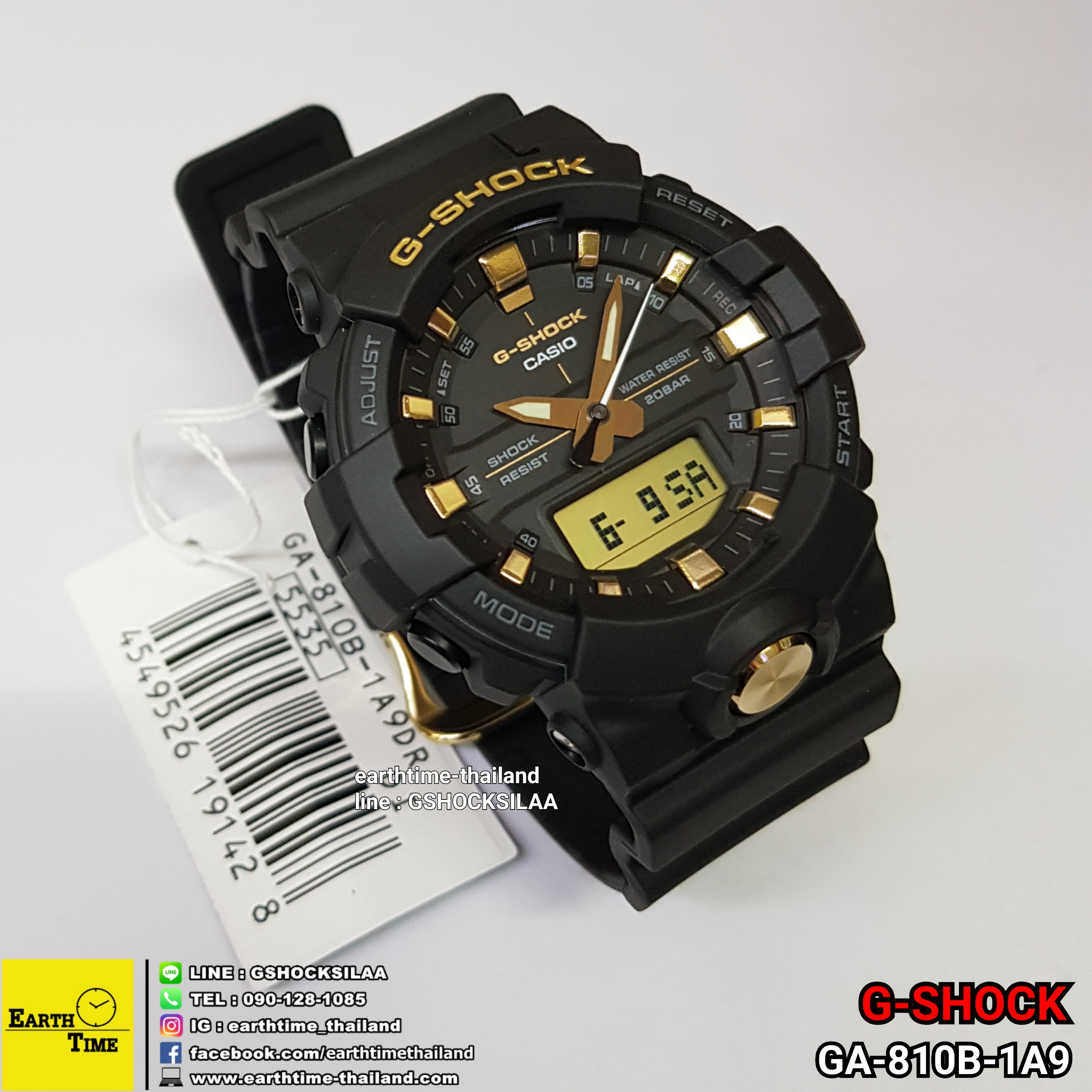 G-Shock Gold Accents Collection ของใหม่แท้100% รับประกัน 1 ปี รุ่น GA-810B-1A9DR