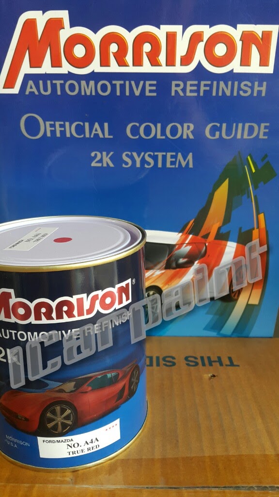 สีพ่นรถยนต์ 2k มอริสัน สีแดงฟอร์ด (A4A)