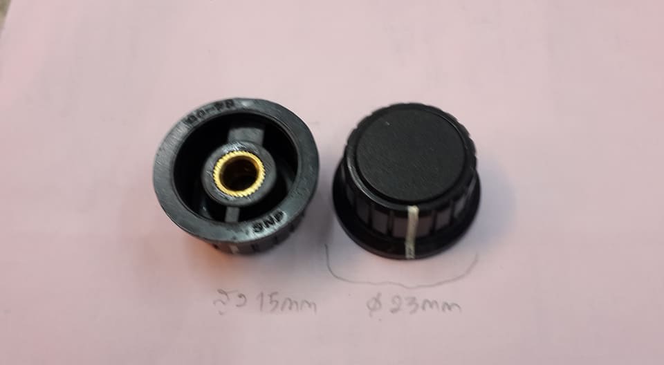 KNOBลูกบิดใหญ่ขันน็อตขนาดเส้นผ่านศูนย์กลางอ้วน23มมสูง15มม(23x15mm)สีดำลูกบิดp14รุ่นSNP84-05ลูกบิดขันน็อตราคาตัวล่ะ