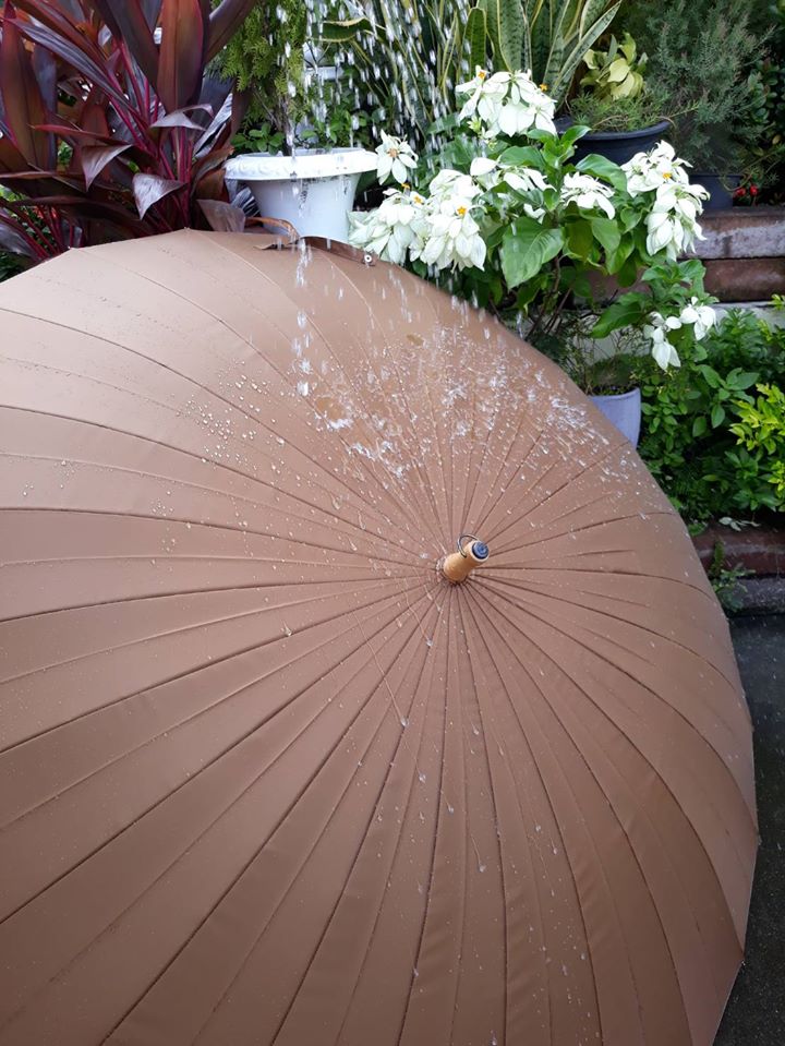 กลดพระธุดงค์มิเนียมไฟเบอร์น้ำหนักเบาแข็งแรงทนทานไฟฉายในตัว