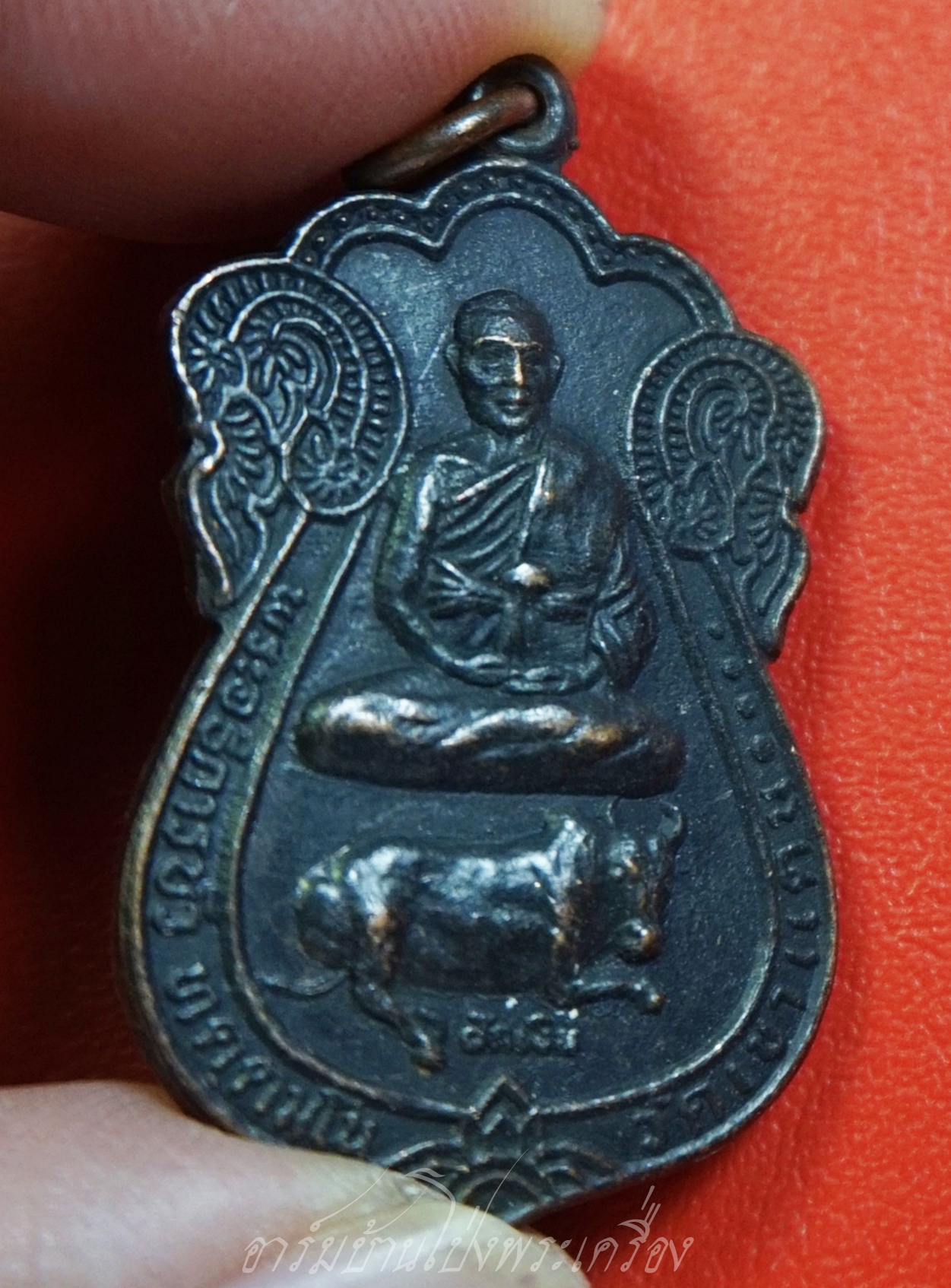 พระอธิการบัว วัดเขาแดน รุ่น๑ เนื้อทองแดง(องค์ที่10)