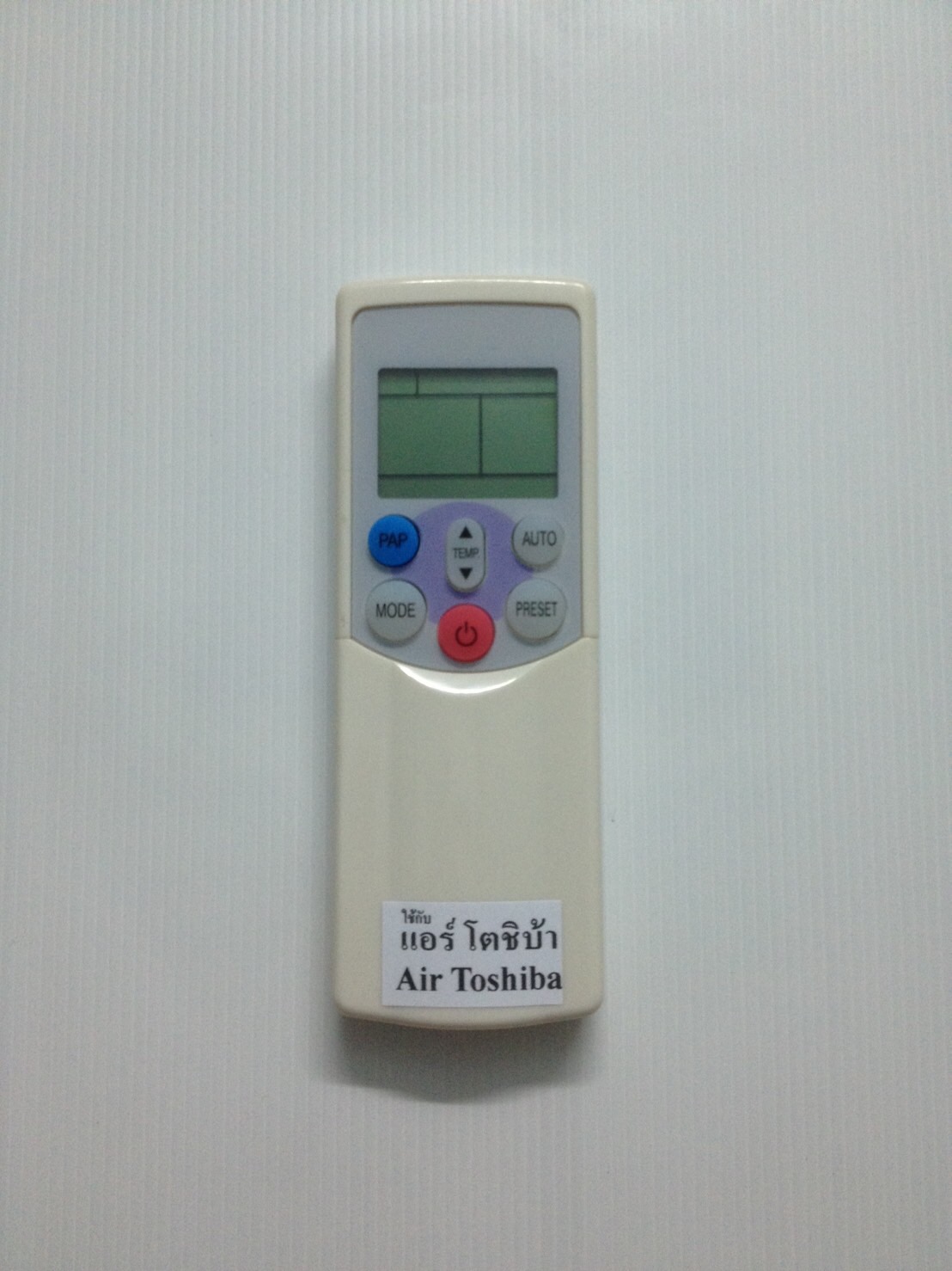 รีโมทแอร์ โตชิบ้า Toshiba ฝาชัก
