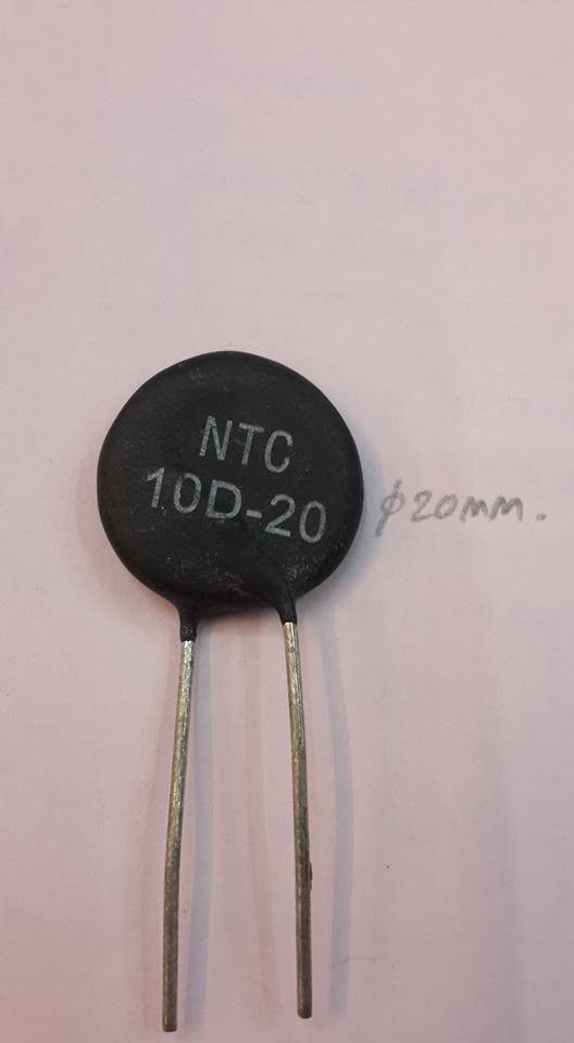 NTC10D-20NTCตัวสีดำขนาดเส้นผ่านศูนย์กลาง20mm