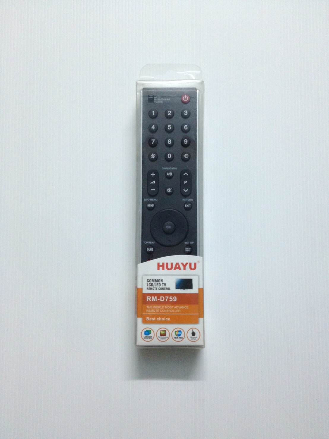 รีโมทรวม แอลซีดี แอลอีดี Toshiba Hauyu RM-D759