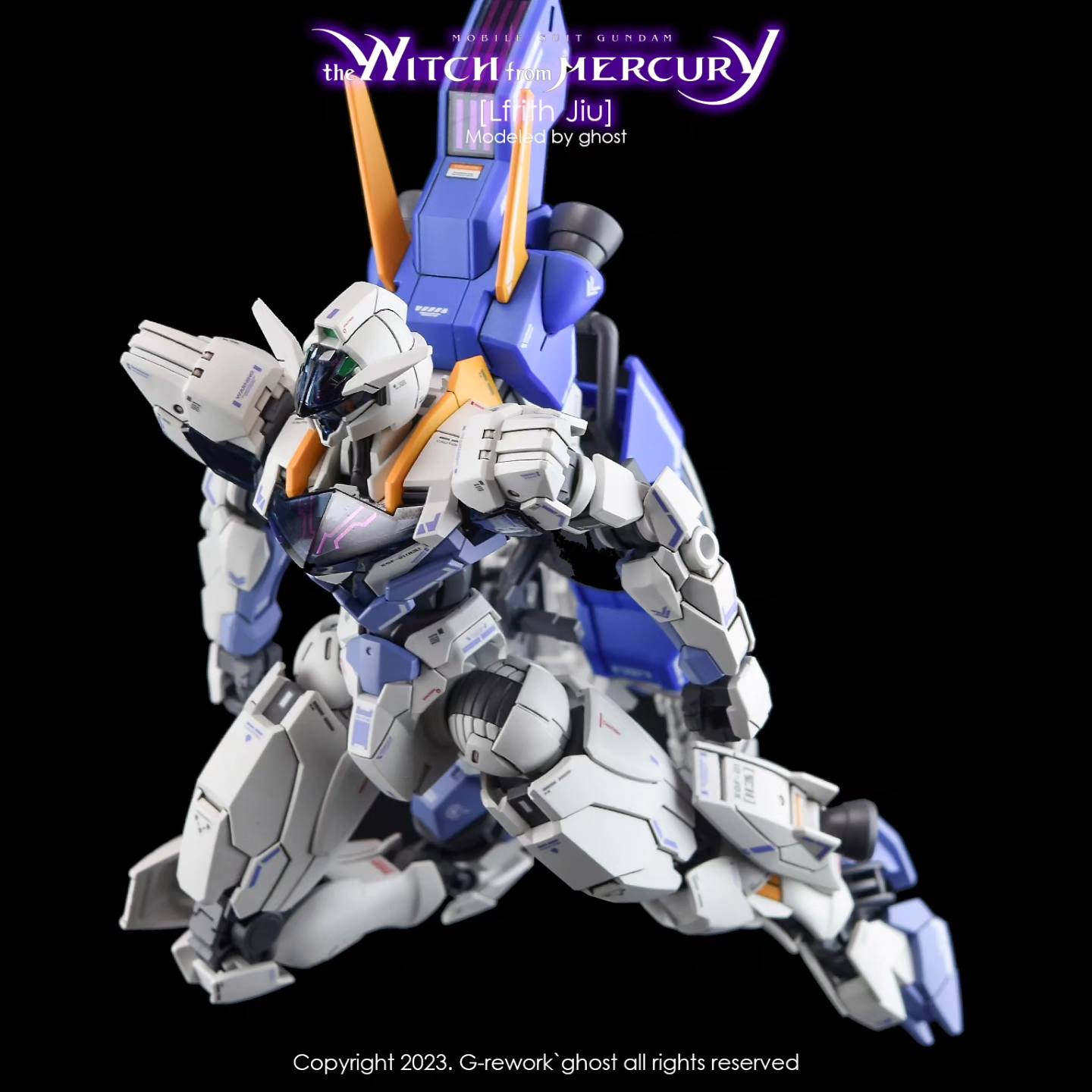 Water Decal 182 HG1/144 Gundam Lfrith Jiu ยี่ห้อ Ghost Decal