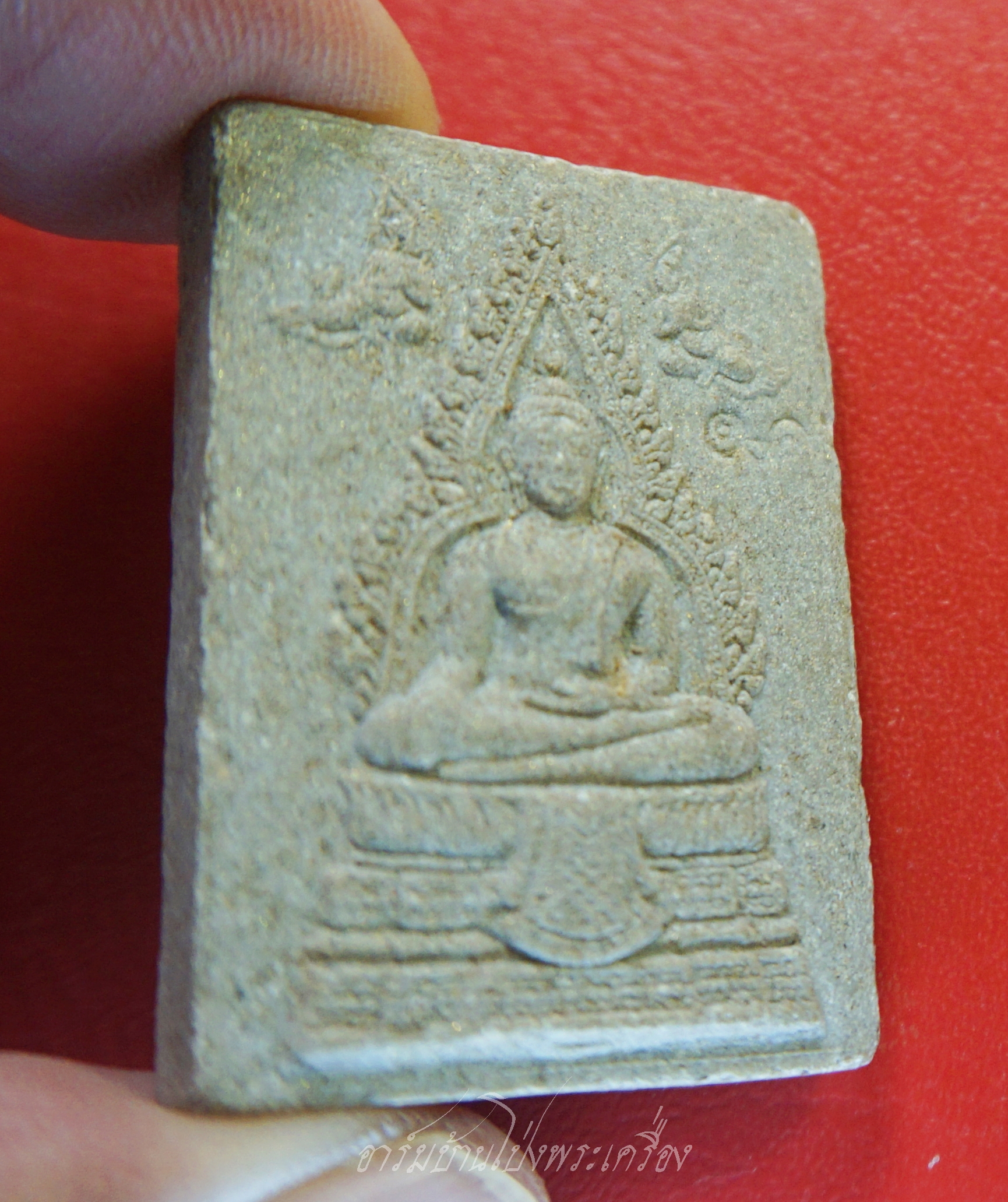 หลวงพ่อพระพุทธสุโขทัย วัดปริวาสราชสงคราม ที่ระลึกฉลองอุโบสถ ปี๒๕๕๙ เนื้อผงสีเทา(องค์ที่1)