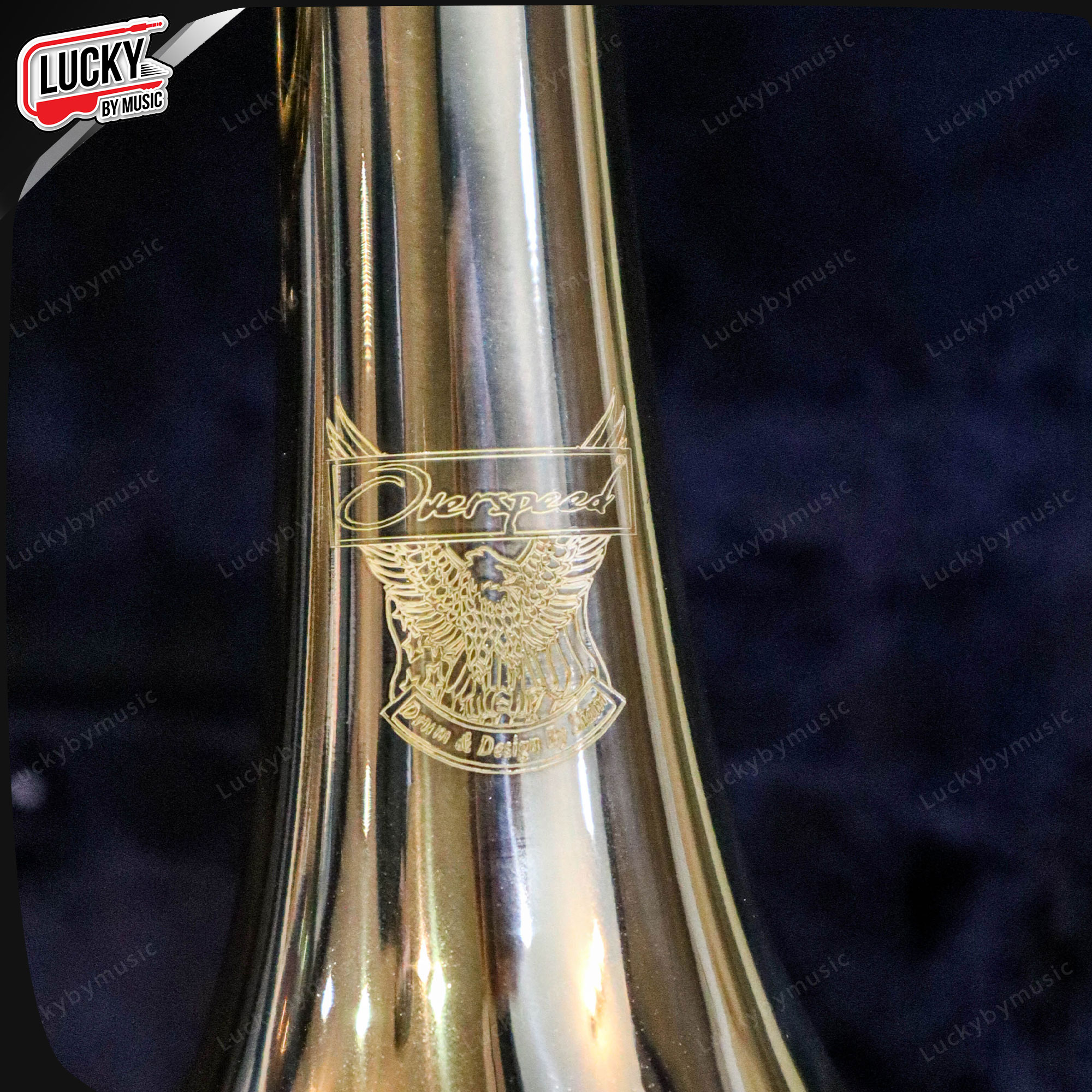 ทรัมเป็ต Overspeed สีทอง ทรัมเปท รุ่นสแตนดาร์ด - ทางร้านออกใบกำกับภาษีได้