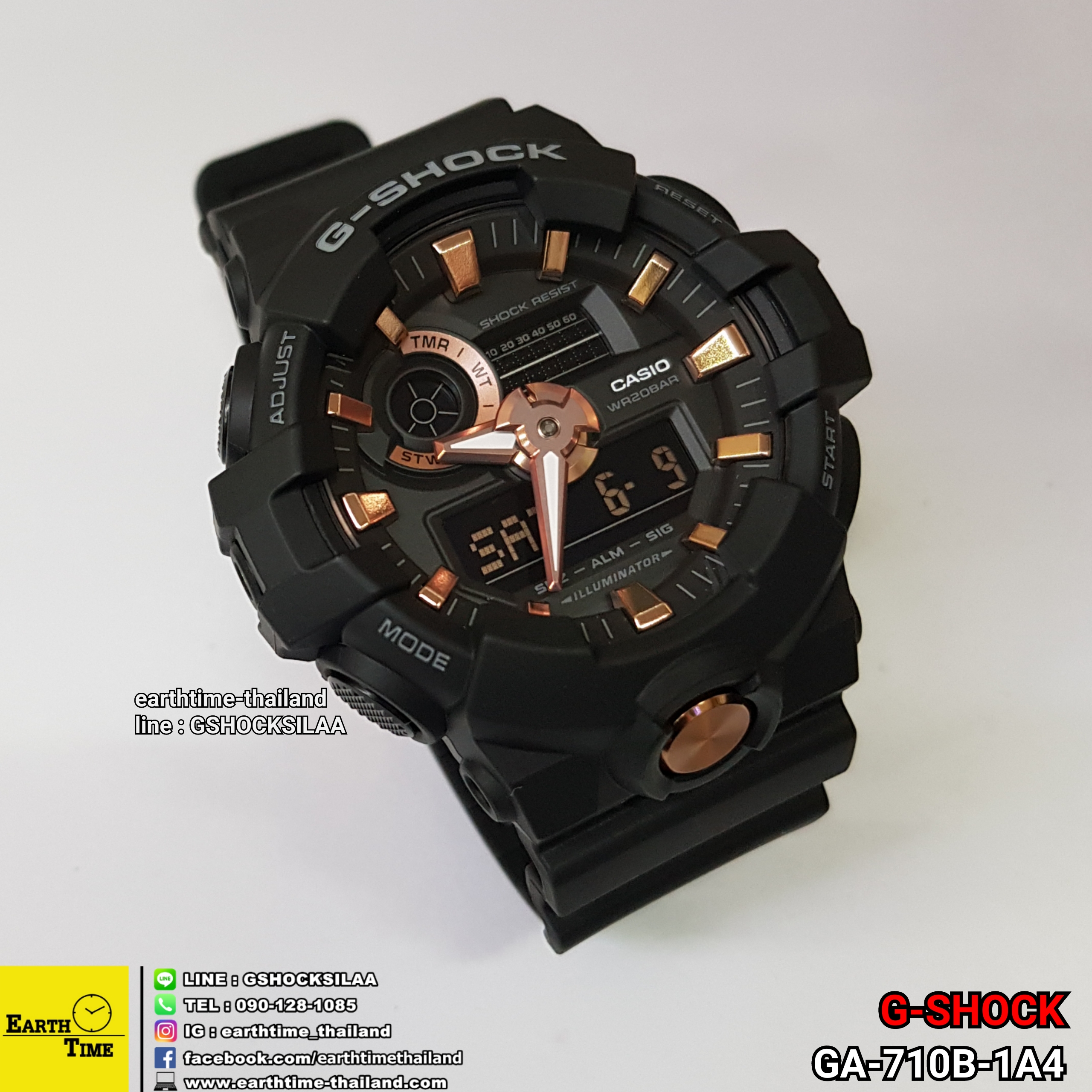 G-Shock Gold Accents Collection ของใหม่แท้100% รับประกัน 1 ปี GA-710B-1A4DR