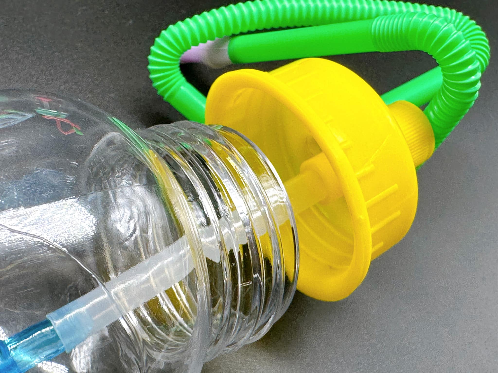 ขวดนมพลาสติกต่อถ้วยคัพลูกแก้ว (11.5cm)(ครบชุด)