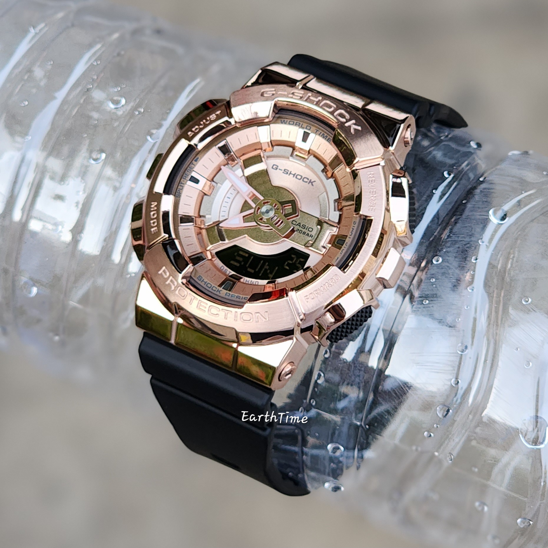 GM-S110PG-1A l Smaller Metal-Covered Version l G-SHOCK S-Series