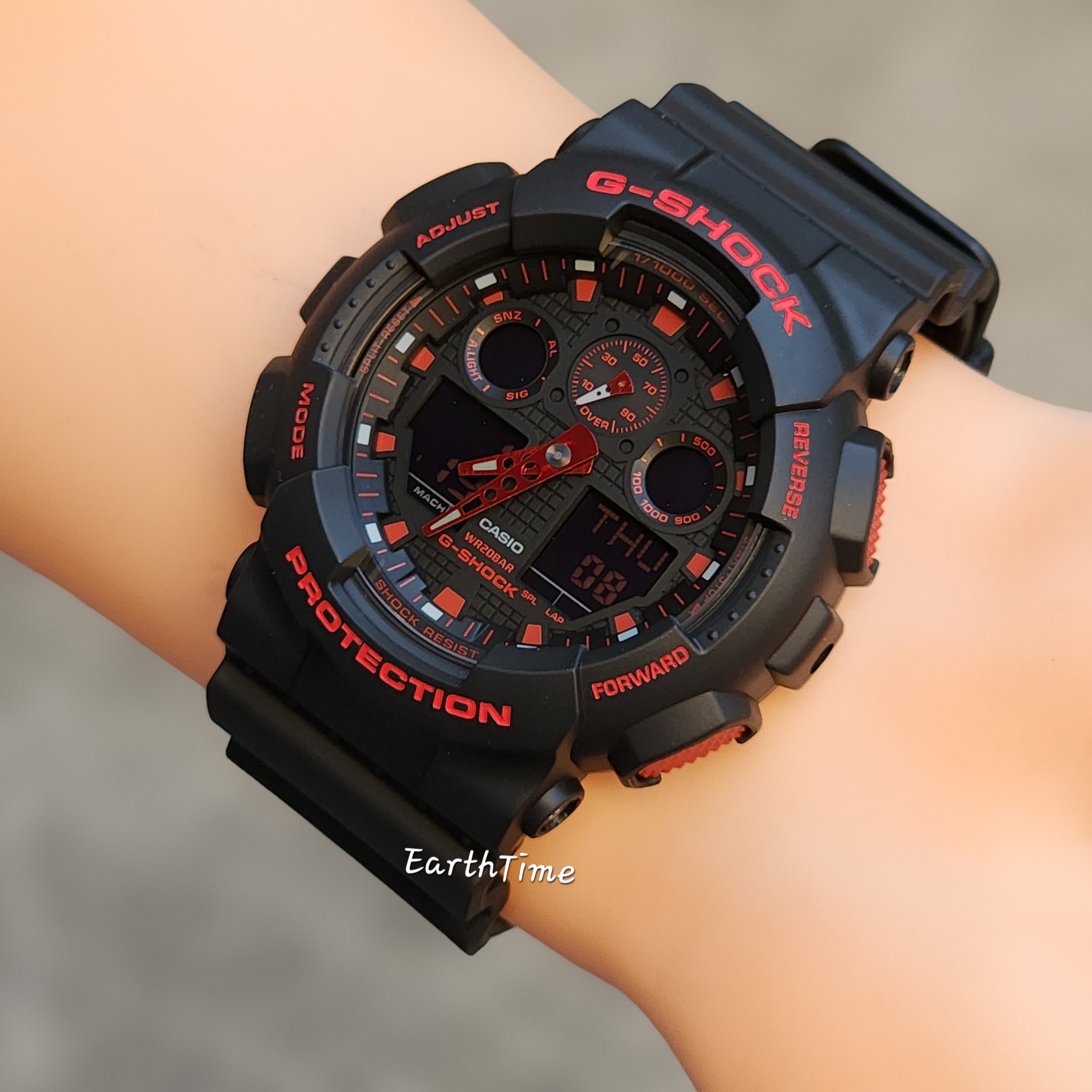 GA-100BNR-1A l Ignite Red Series l G-SHOCK