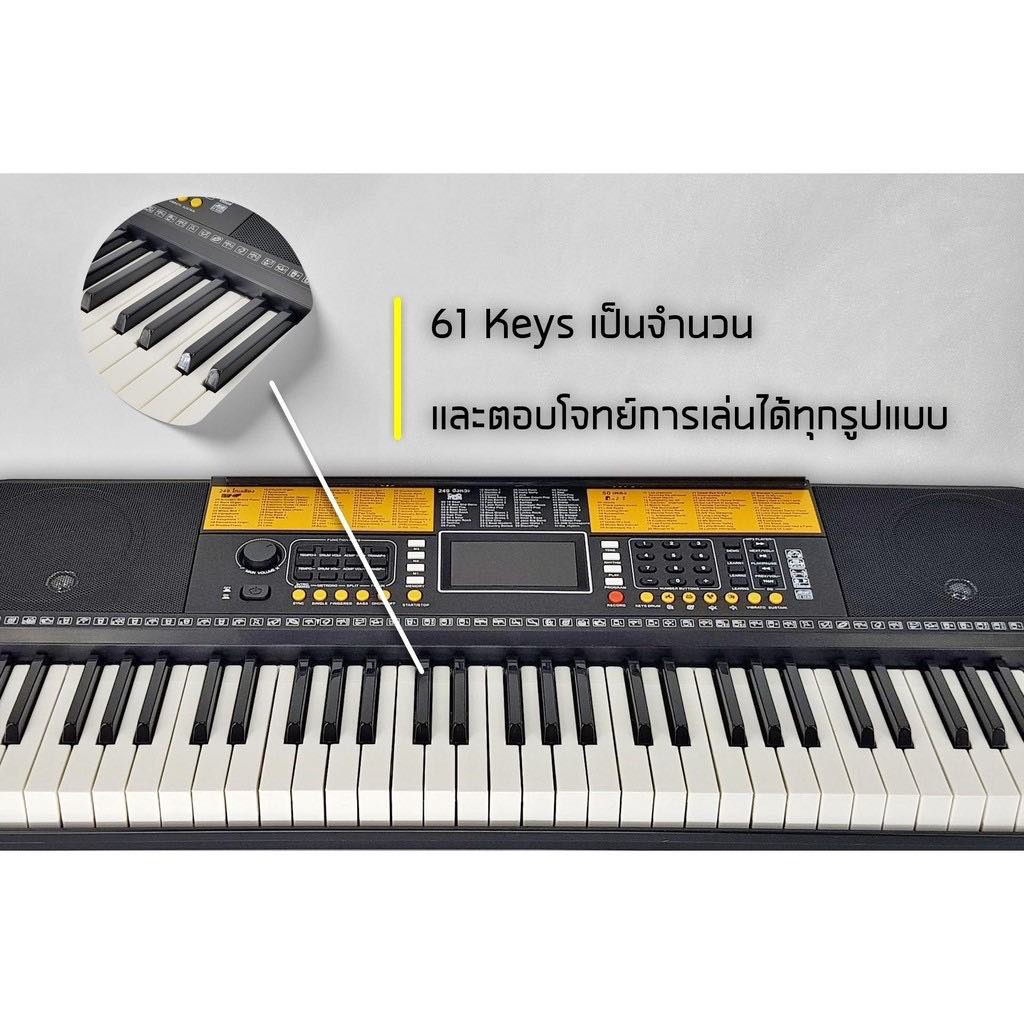 คีย์บอร์ด 61 keys Pastel รุ่น K161