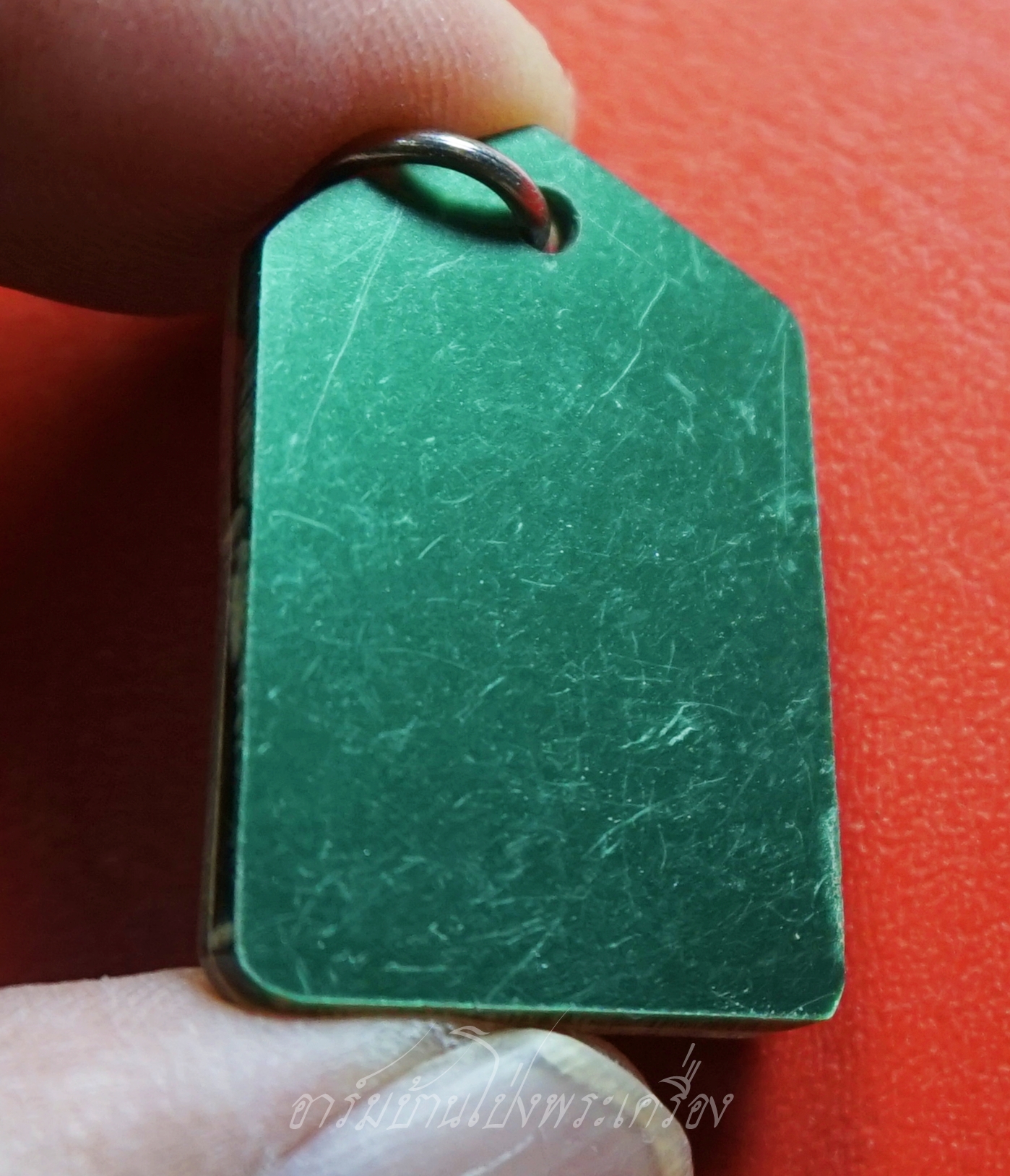 หลวงพ่อบ้านแหลม วัดเพชรสมุทร พิมพ์เล็ก เนื้อผง เลี่ยมเดิม(องค์ที่1)