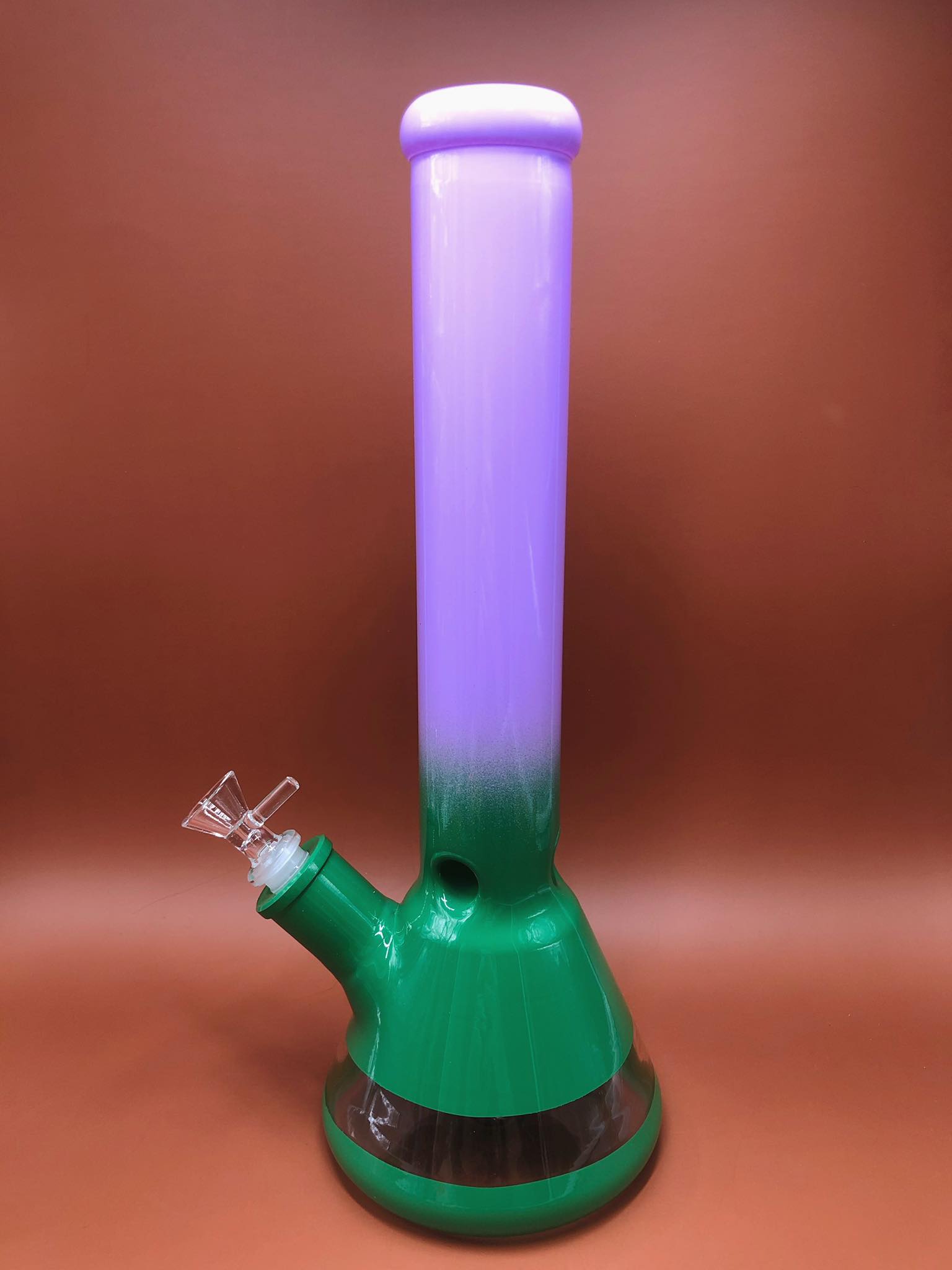 Green Pink Bong (7mm.)