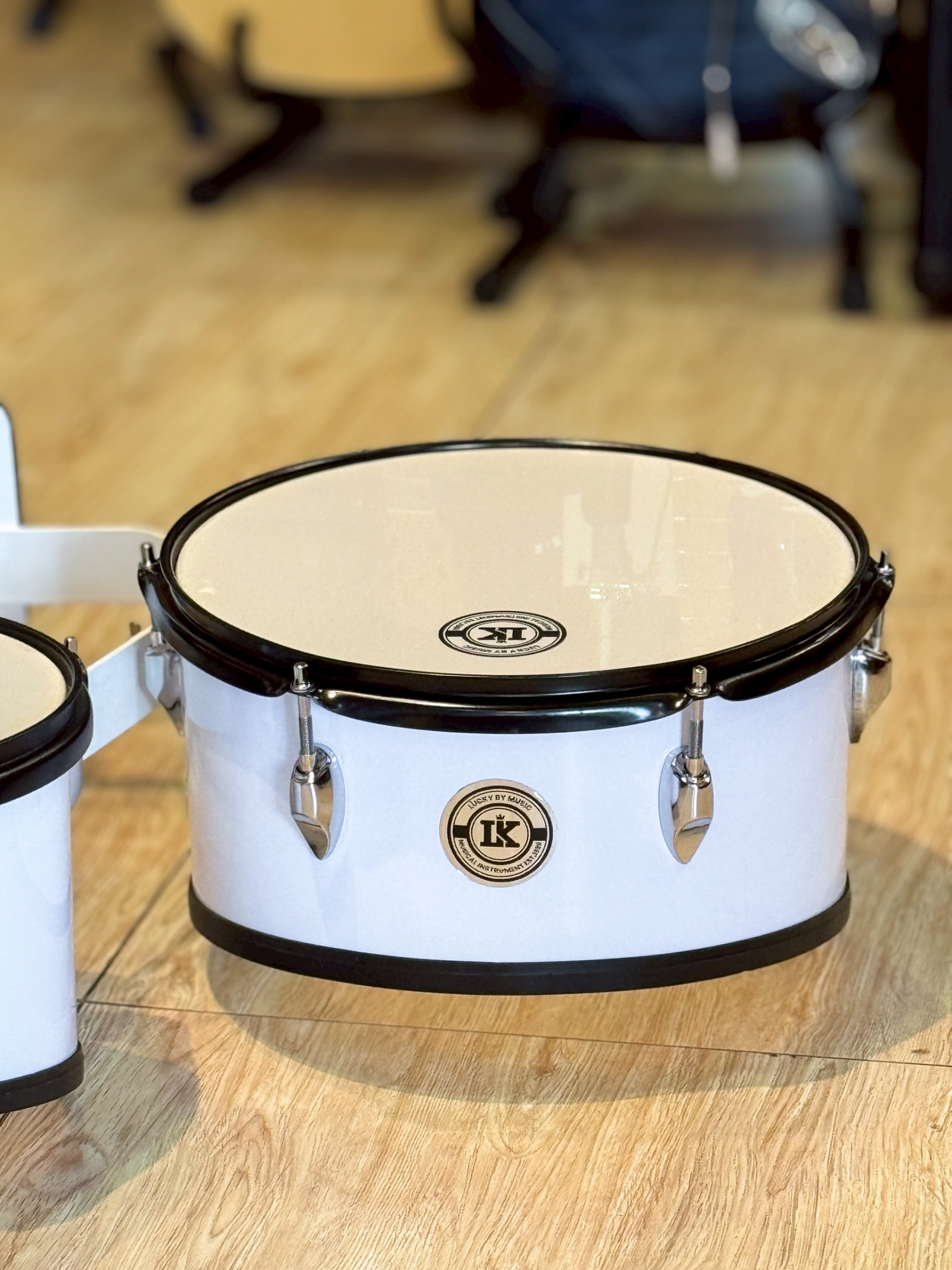 LK กลองควอททอม 4 ใบ พร้อมก้านฉาบ ขาแขวนอย่างดี ฟรี ไม้กลอง / ประแจกลอง