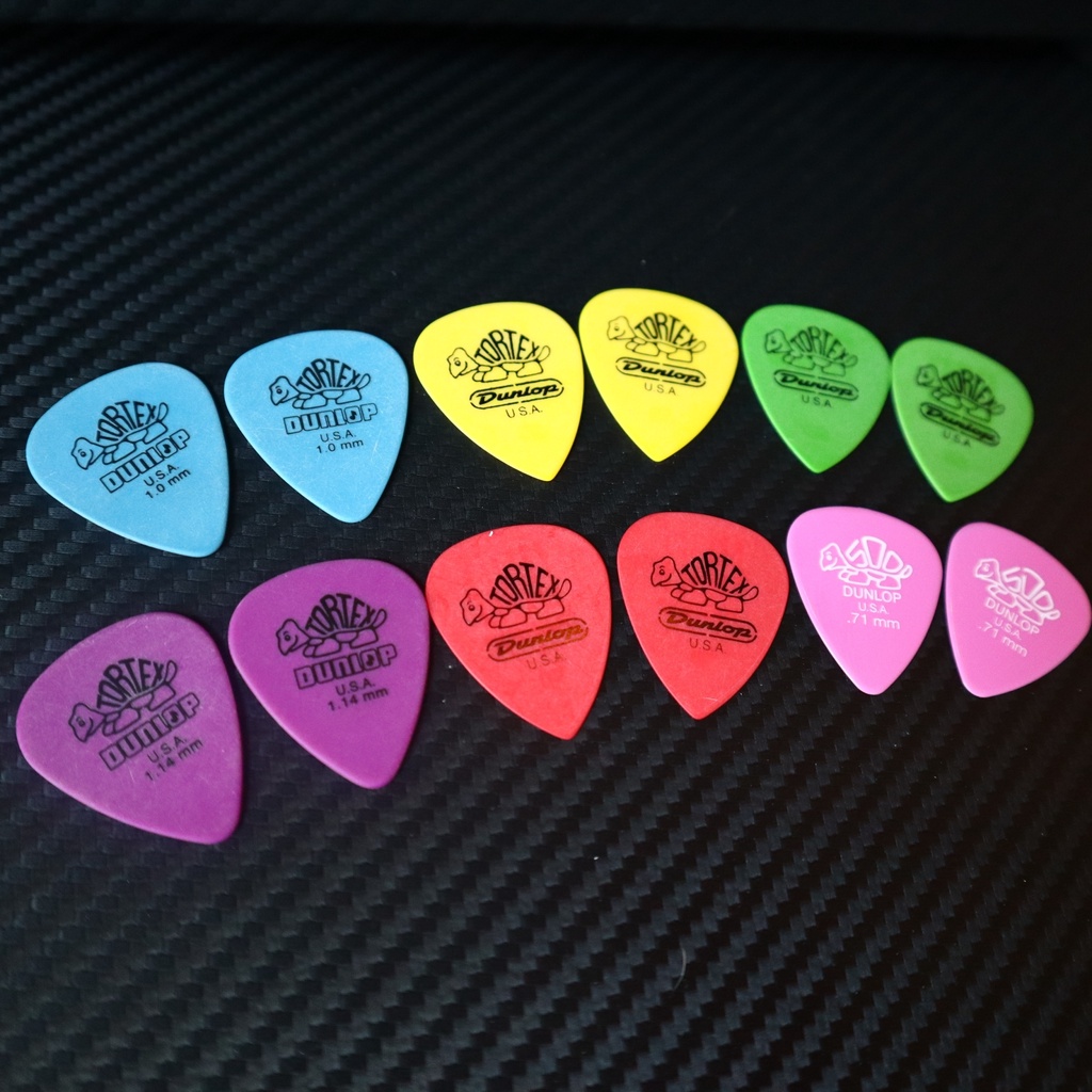 DUNLOP ปิ๊ก JIM TORTEX® STANDARD มีขนาดให้เลือก (ราคา/อัน) / ปิ๊กกีต้าร์ งานคุณภาพ