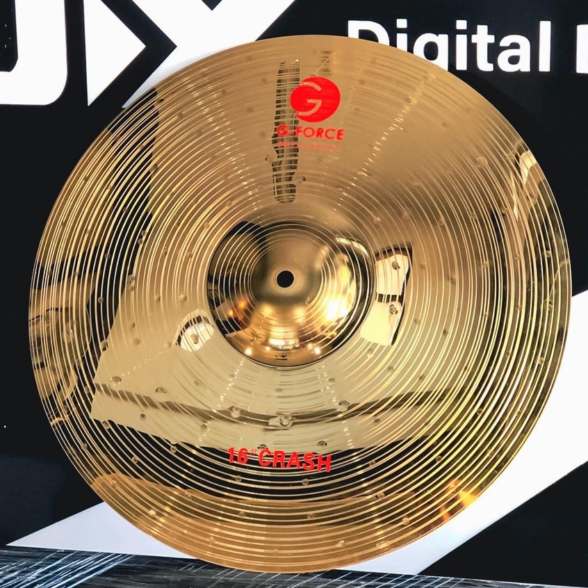 ฉาบแคลช 16 นิ้ว g-force ฉาบ Cymbal Crash เนื้องานฉาบดี ฉาบ / แฉ ทำจากโลหะ ทนทาน คุณภาพดี