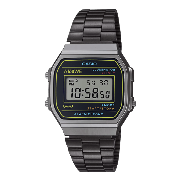 A168WEHB-1A l CASIO DATA BANK DIGITAL