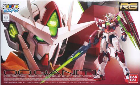 (Bandai-Limited) RG1/144 Gundam OO Qan(T) Tran-AM Clear Ver.