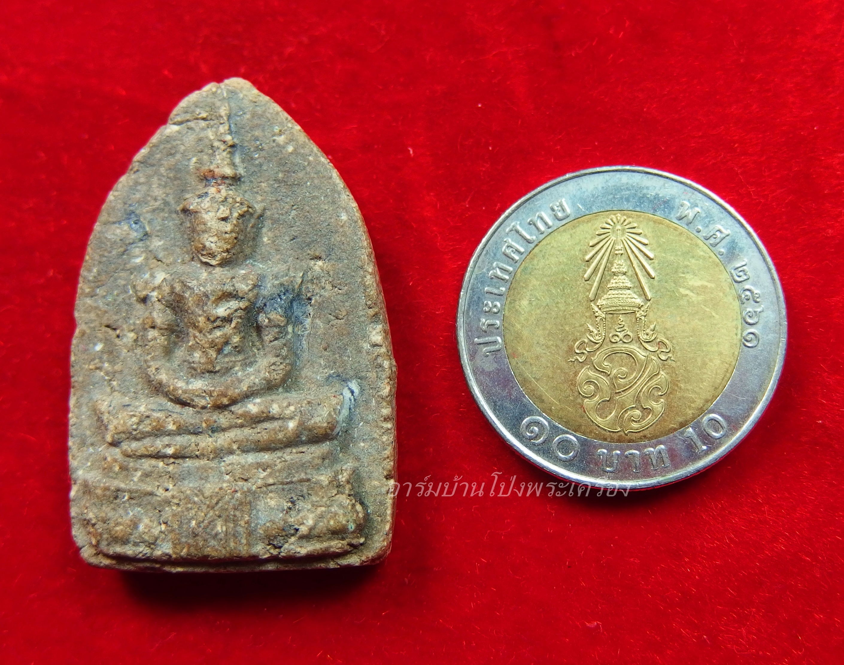 พระแก้วมรกต วัดบ้านโป่ง พิธียิ่งใหญ่ที่สุด เนื้อว่าน ปี๒๕๐๙ มวลสารดี พิธีดีมาก เกจิดังร่วมเสกมากที่สุด พิมพ์ใหญ่(องค์ที่2)