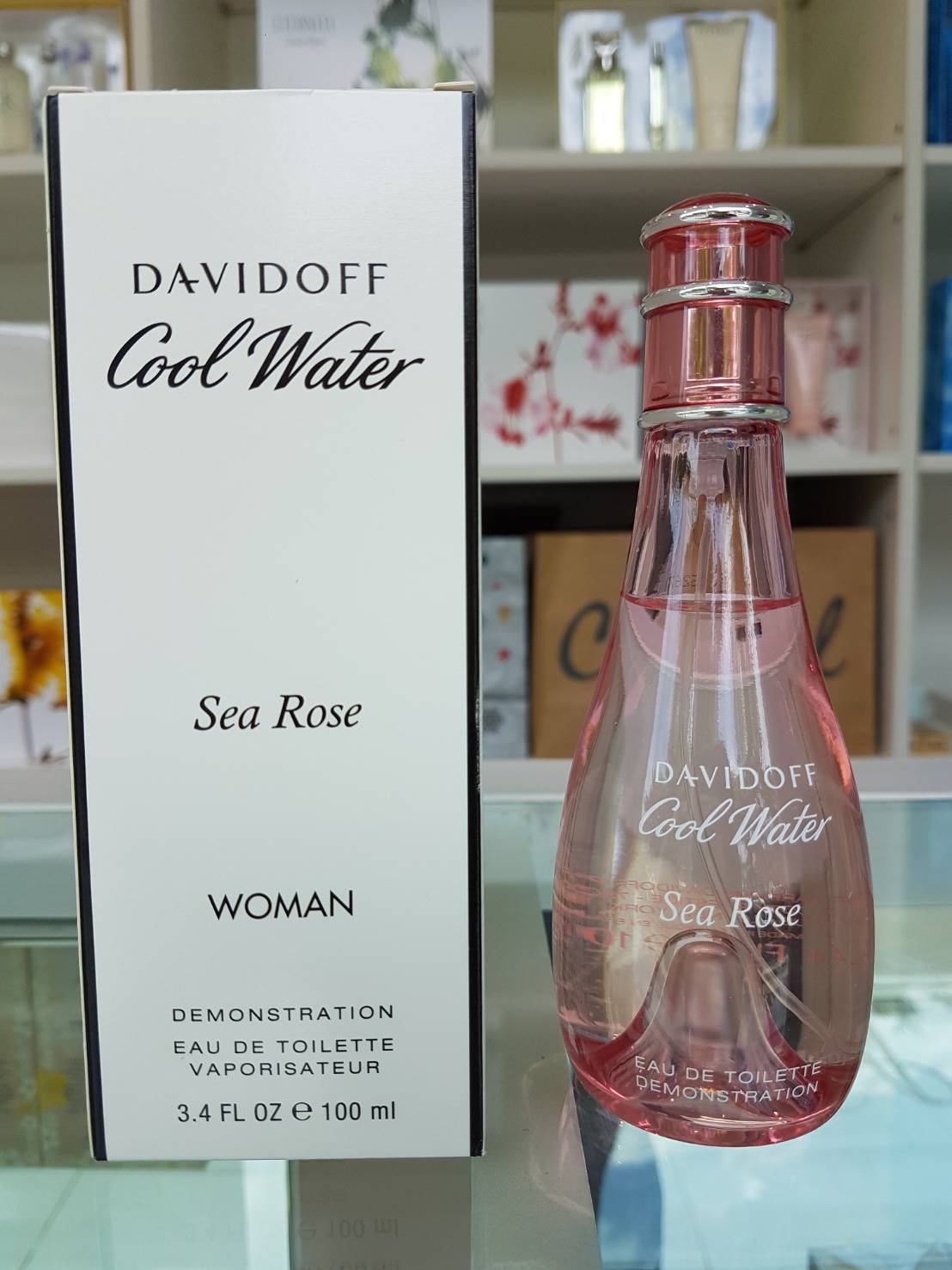Tester Davidoff Cool Water Sea Rose Women EDT 100ml. น้ำหอมแท้ 100%