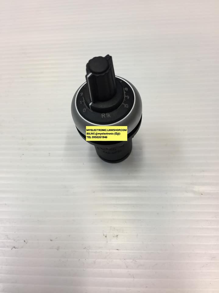 ขาย โวลุ่ม1K รุ่น M22R1K MODEL M22-R1K POTENTIONMETER VR VULOME VARIABLE RESISTOR ยี่ห้อ EATON ราคา ตัวละ . . . . หน่วย บาท