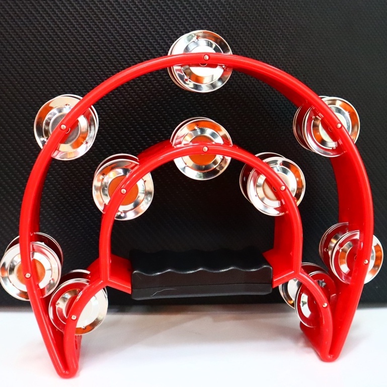 แทมบูรีน ไฟเบอร์ เสียงใส แทมบูรีน พลาสติกหนา*เลือกสีเพิ่มฉิ่งได้* (เคาะจังหวะแบบเกลียวสองชั้นอย่างดี) *จัดส่งด่วน