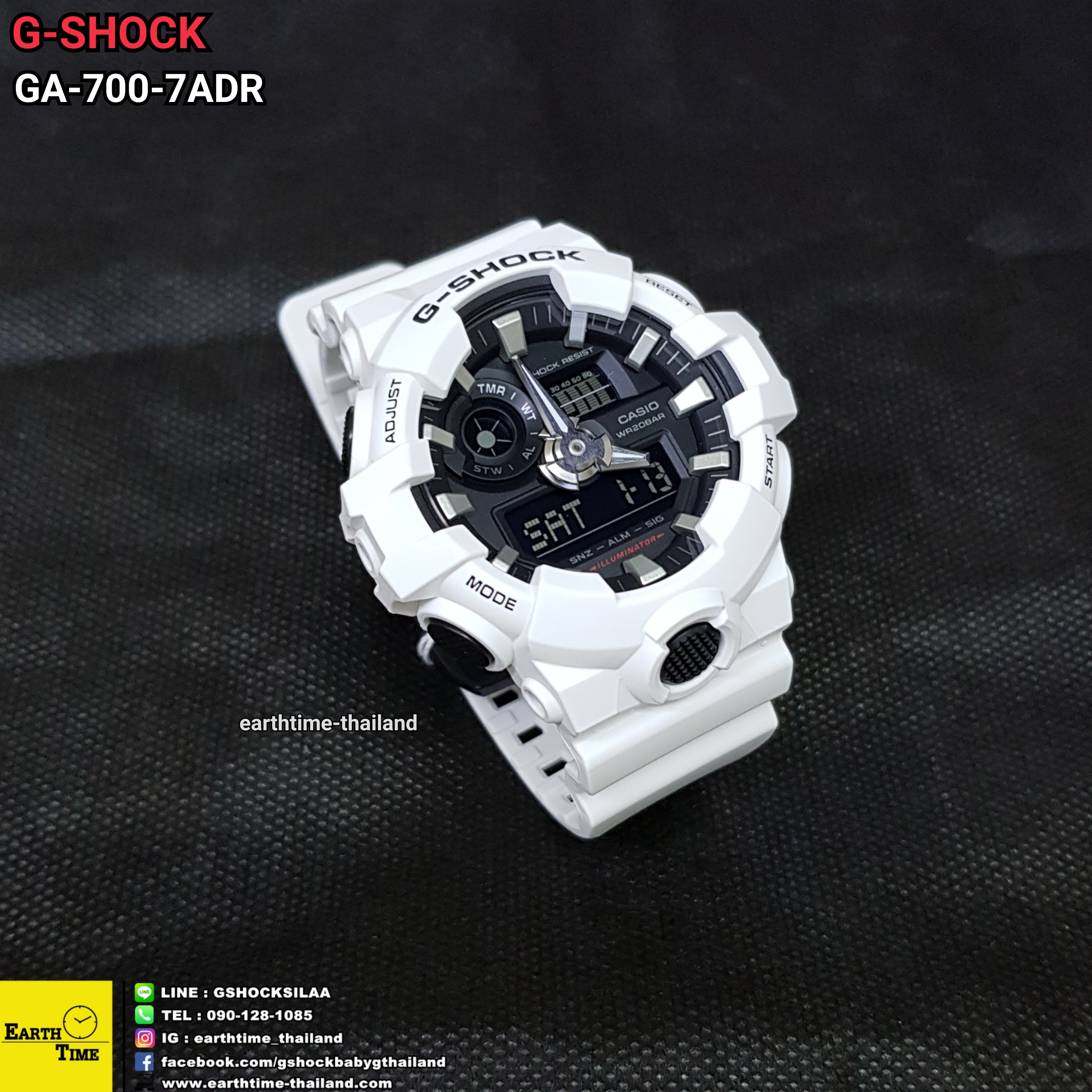 G-Shock ของใหม่แท้100% รับประกัน 1 ปี GA-700-7ADR