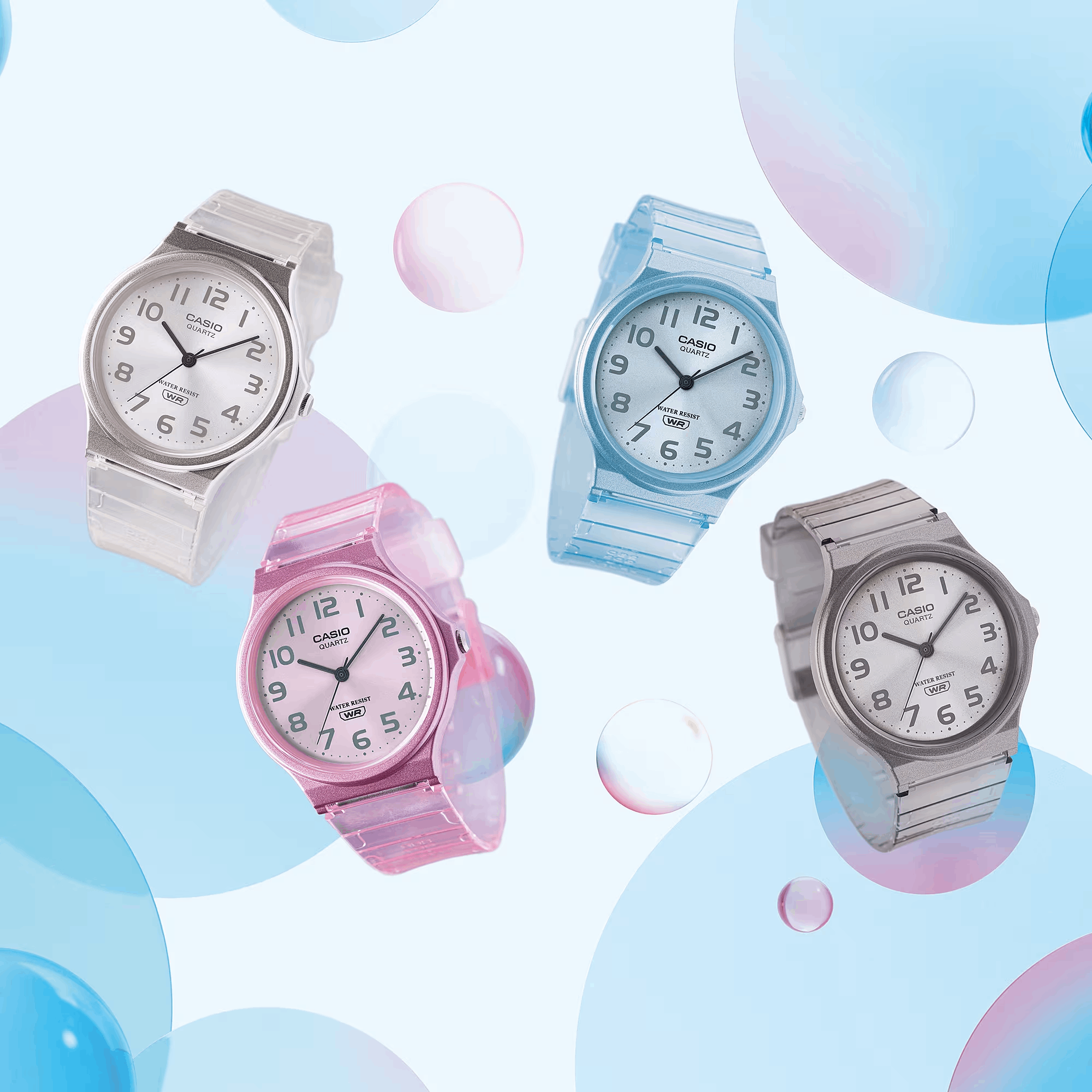 MQ-24S-4B l CASIO l สายเรซิ่น