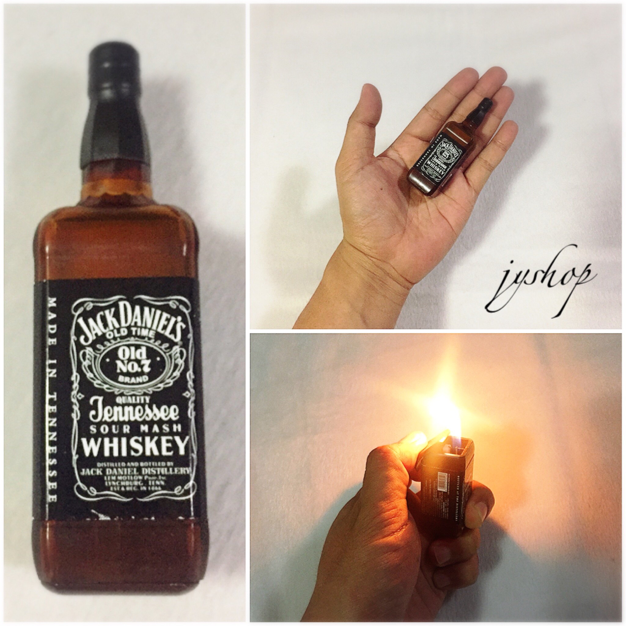ไฟแช็ค ไฟเปลว ขวดเหล้า Jack Daniels
