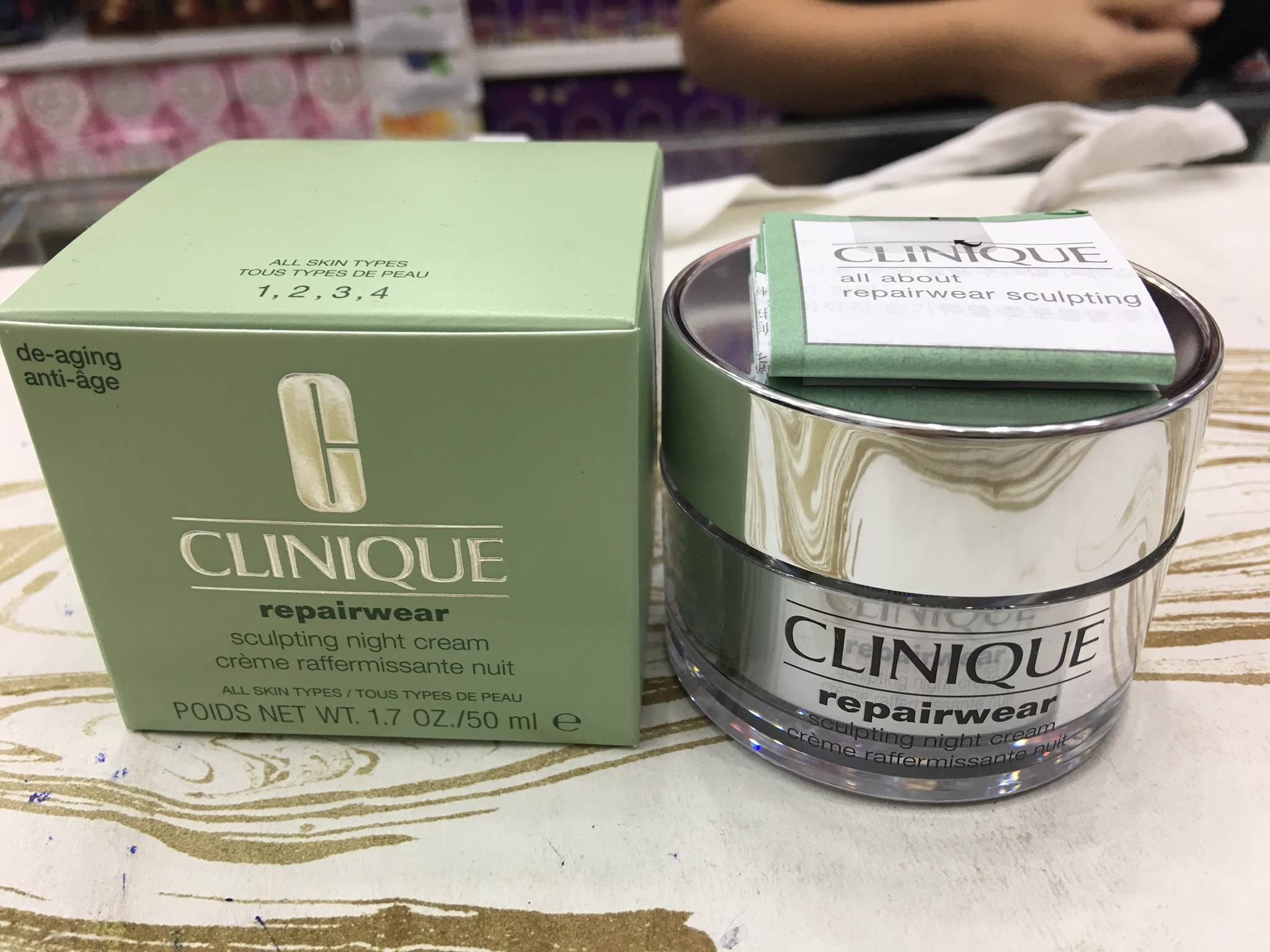 Clinique Repairwear Sculpting Night Cream 50 ml.