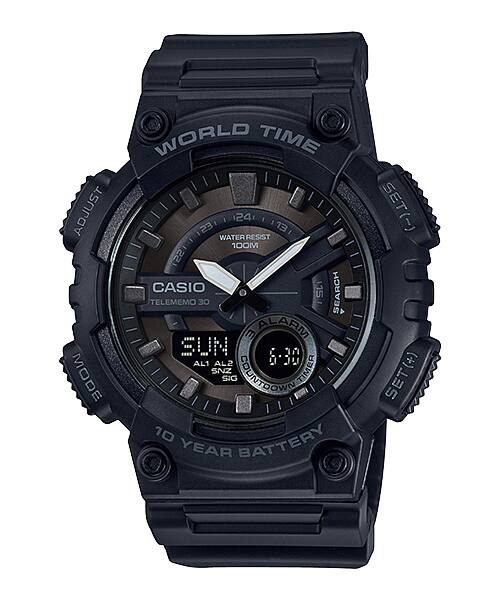 AEQ-110W-1BV l CASIO สายเรซิ่น