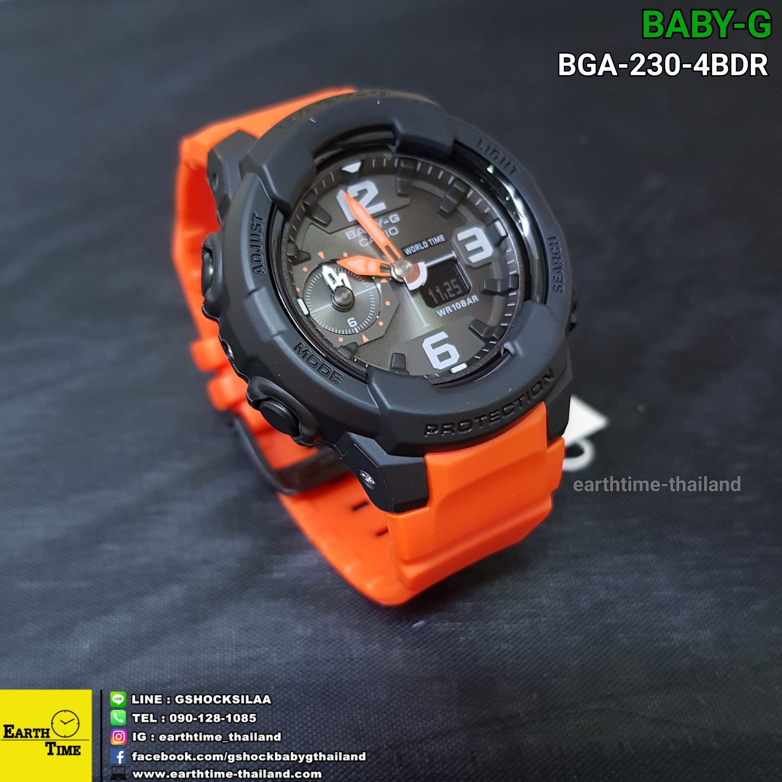 Baby-G ของใหม่แท้100% รับประกัน 1 ปี BGA-230-4BDR
