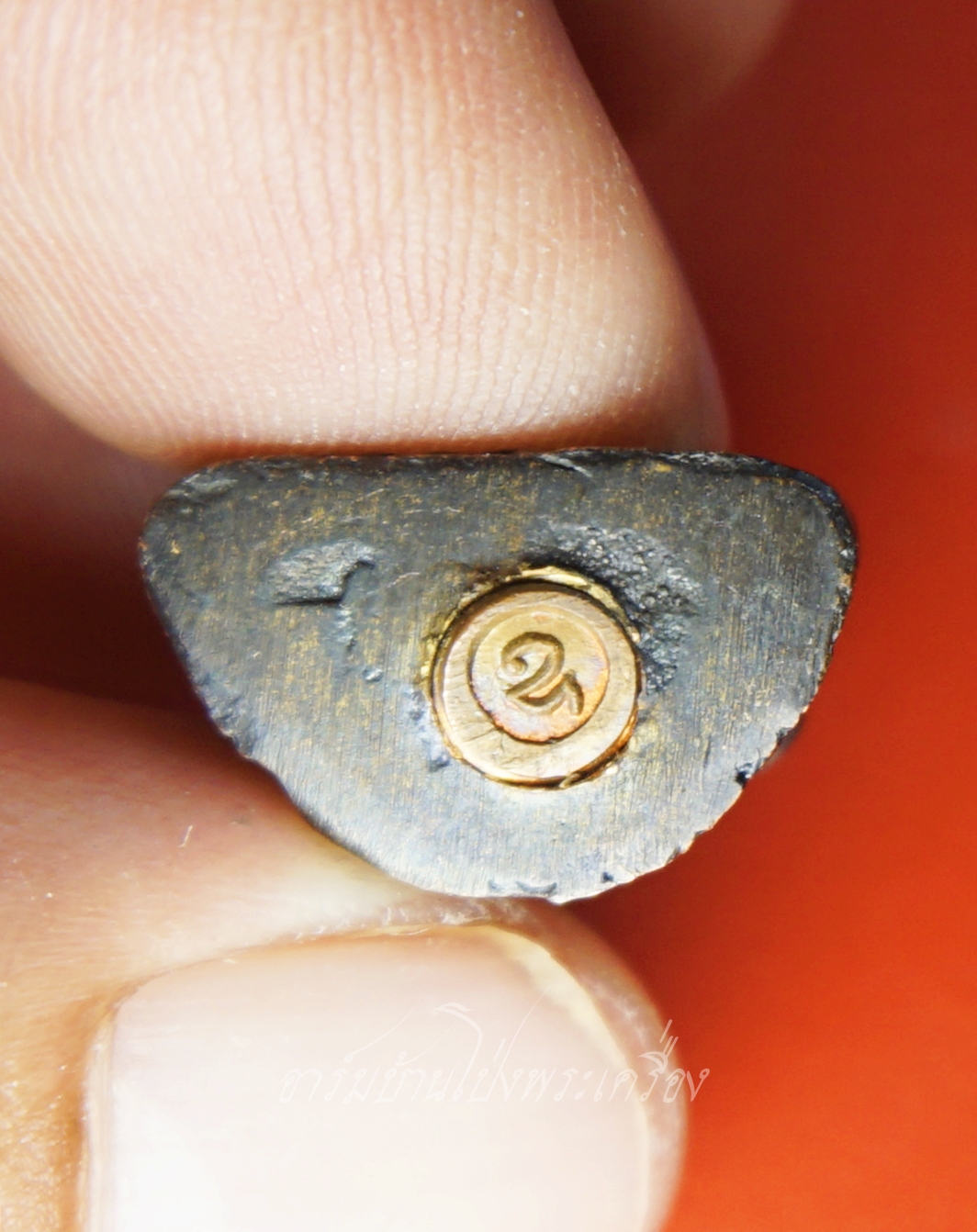 หลวงพ่อม่วง วัดบ้านทวน จ.กาญจนบุรี รูปหล่อ อุดกริ่ง(องค์ที่1)