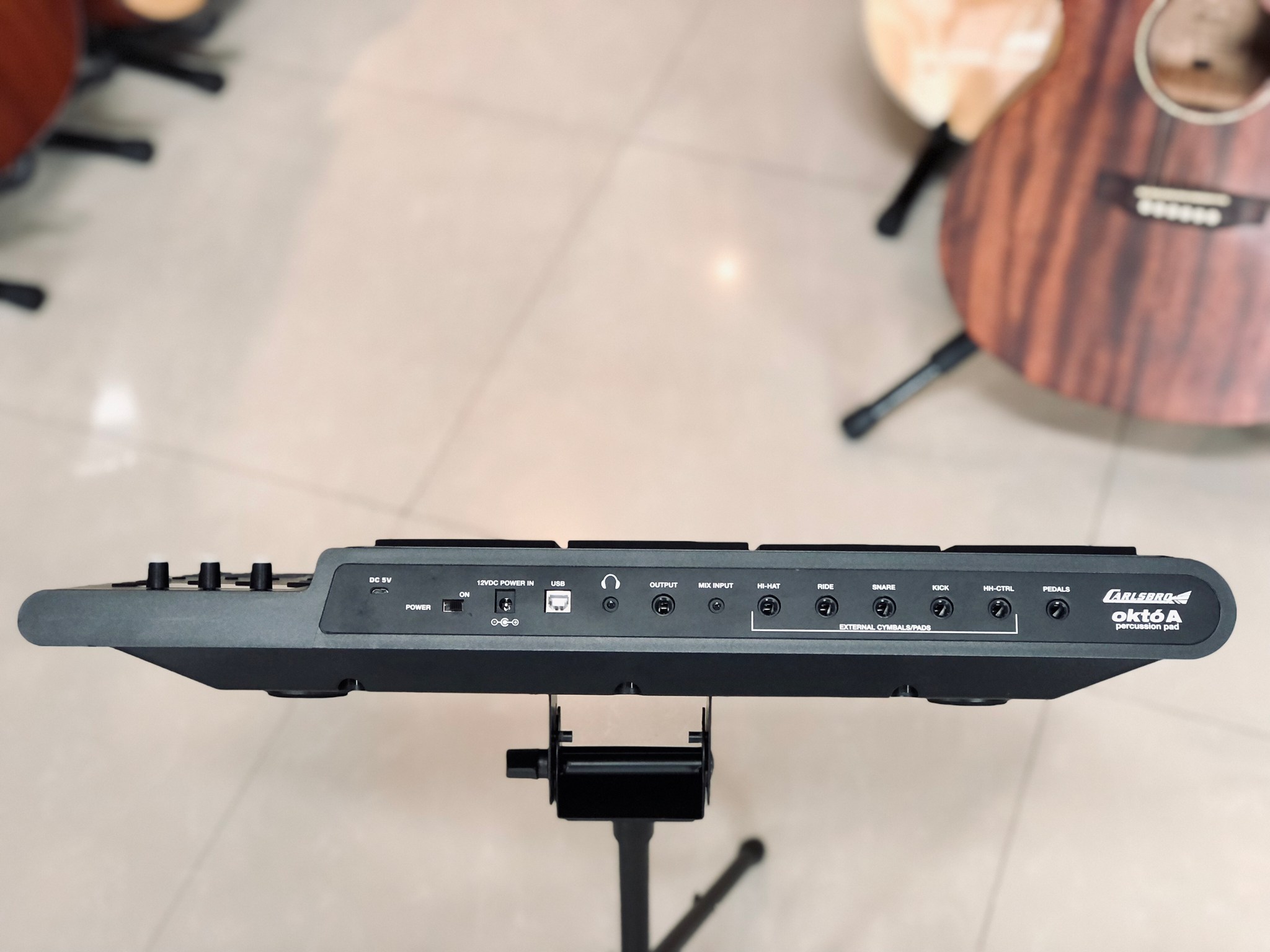 Carlsbro กลองแพด OKTO-A กลองไฟฟ้า พร้อมเซ็ทให้เลือก Pedal,กระเดื่อง,Hihat+ประกันศูนย์ 1 ปี ฟรี กระเป๋า ไม้กลอง Adapter