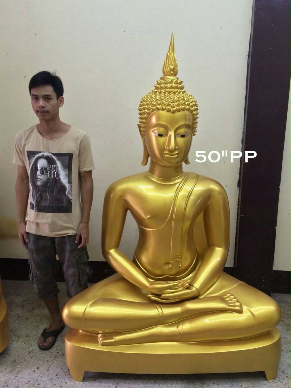 พระประธาน 50 นิ้ว เนื้อทองเหลือง พระพุทธรูปบูชา