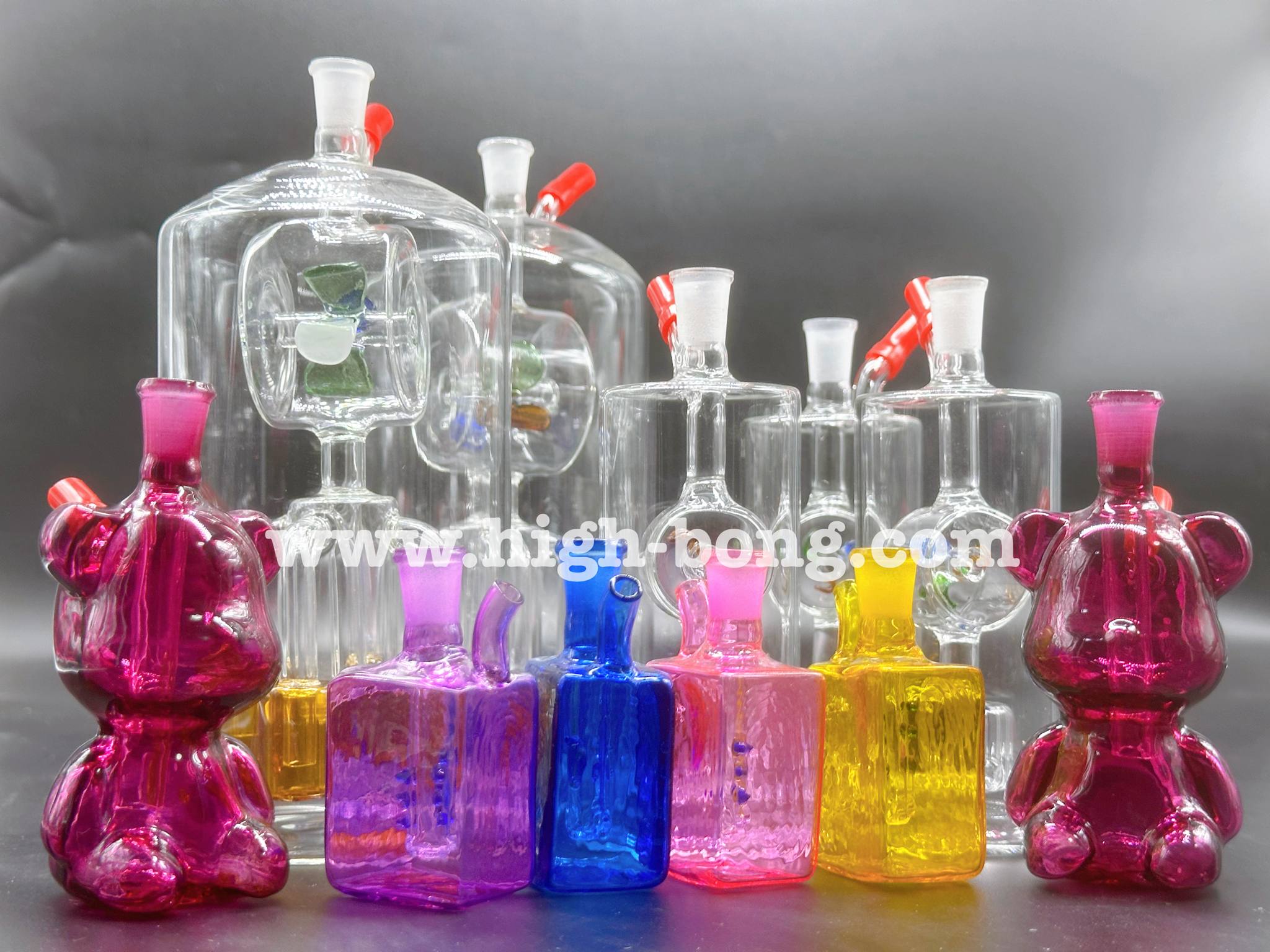 WindMill Grenade Glass Bong (9 cm.)(Green)