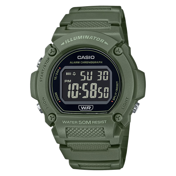 W-219HC-3BV l CASIO สายเรซิ่น