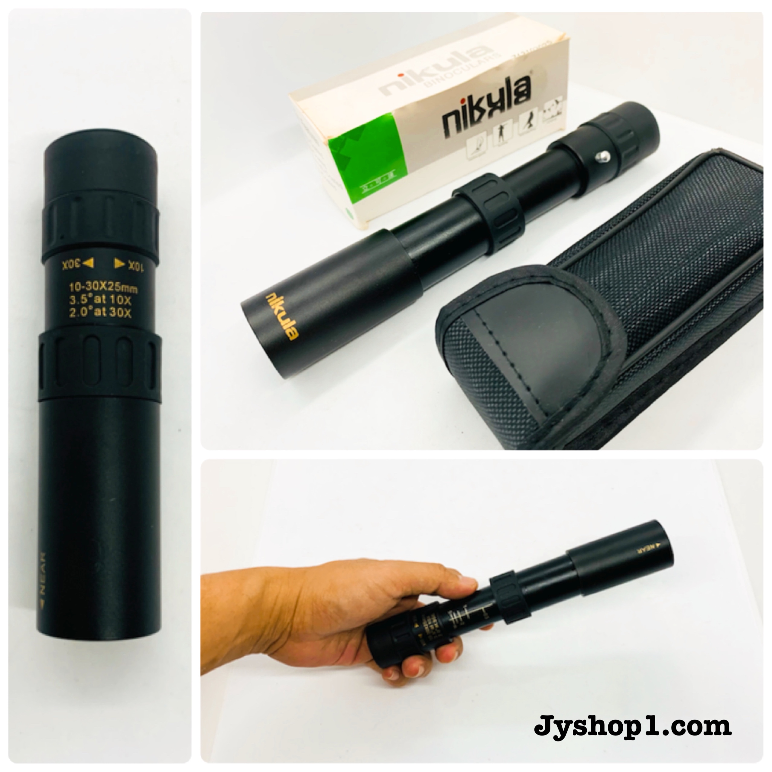 กล้องส่องทางไกล แบบตาเดียว ซูมได้ Nikula 10-30X25mm