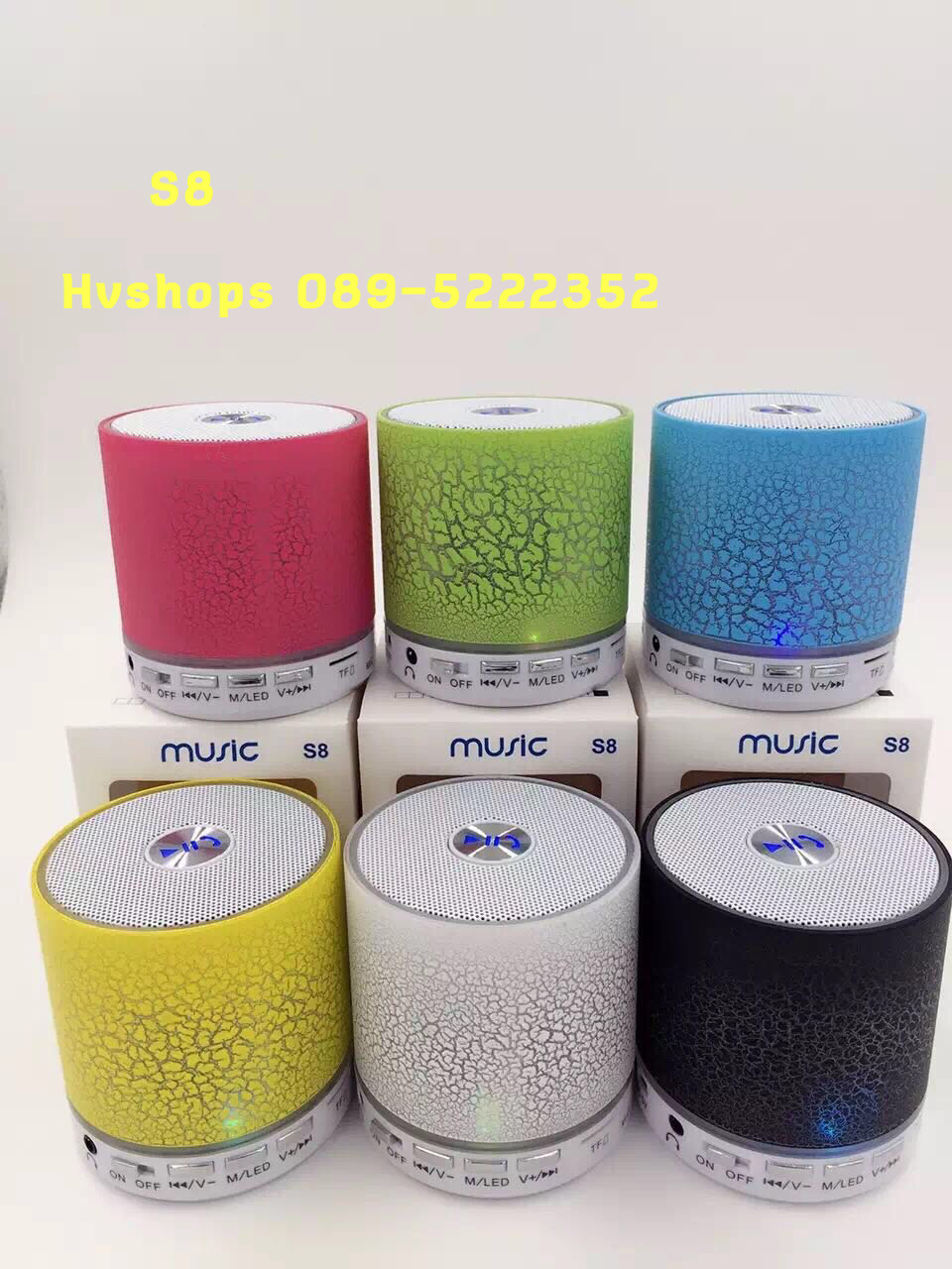 ลำโพงบลูทูธ bluetooth รุ่น MUSIC S8