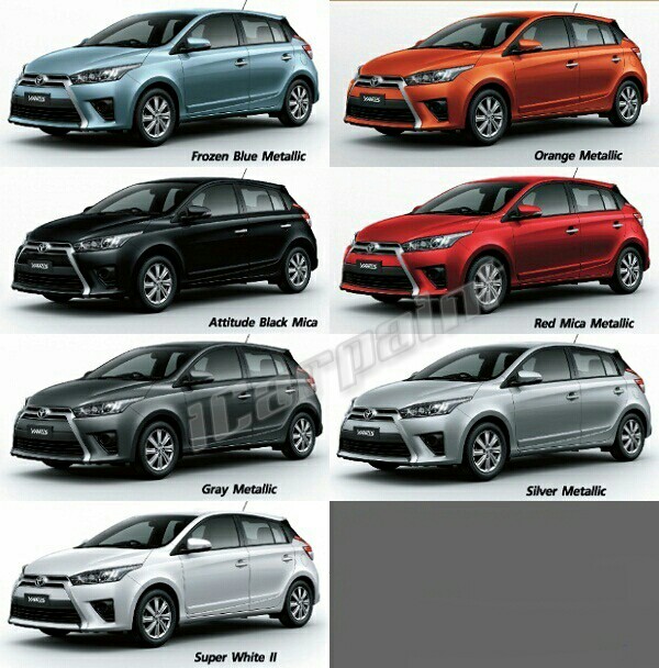 สีสเปรย์พ่นรถยนต์ S.P.A Toyota New Yaris