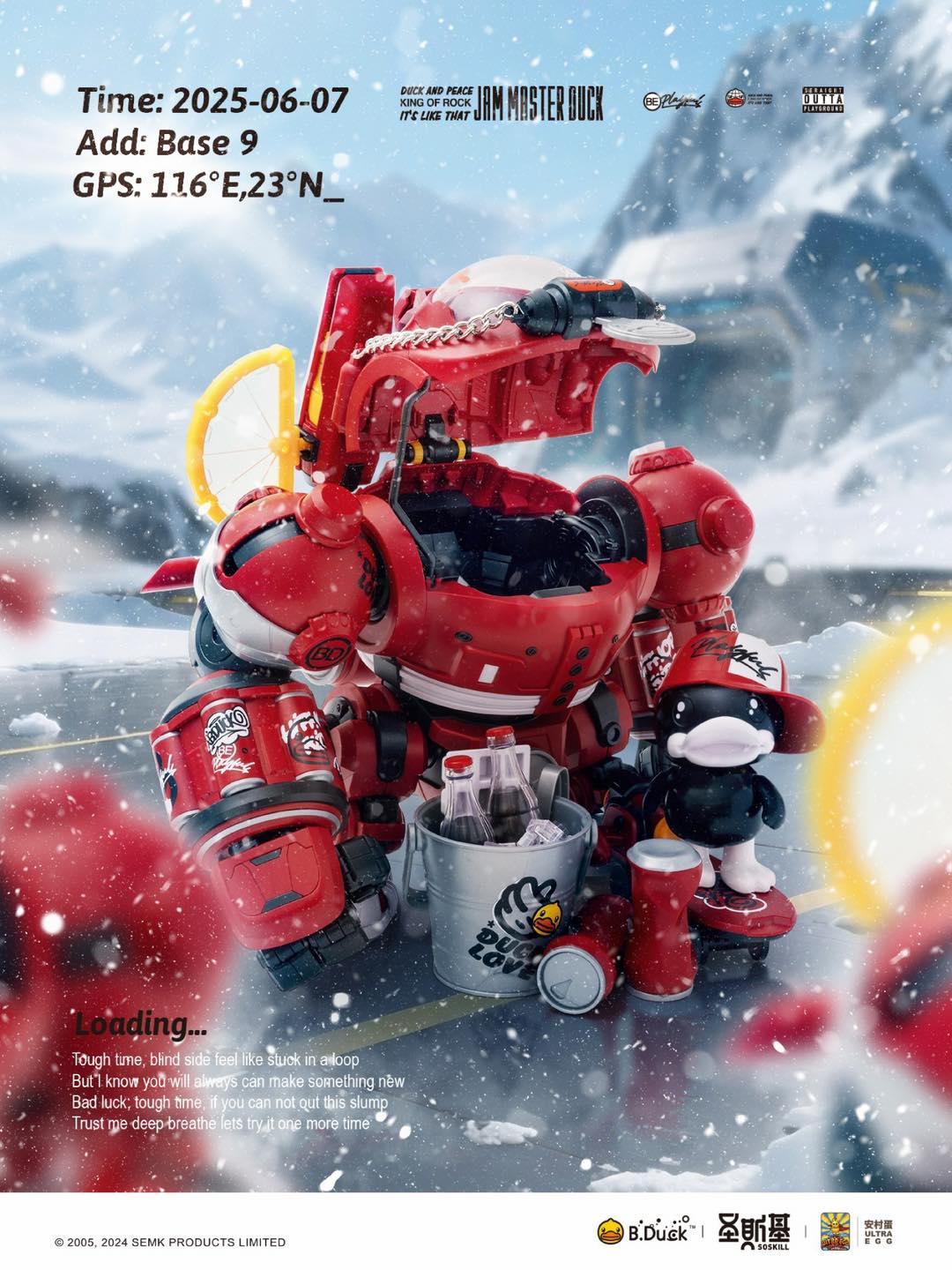 Preorder (SOSKILL) B.Duck HIPHOP DUCK