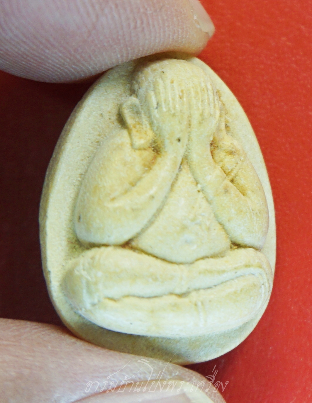 พระปิดตา หลวงพ่อสุด วัดกาหลง ปี๒๕๓๖ รุ่นเสาร์๕ เนื้อผงสีขาว(องค์ที่1)