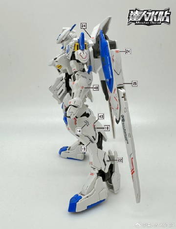 (Master Decal) Water Decal H050 Gundam Bael