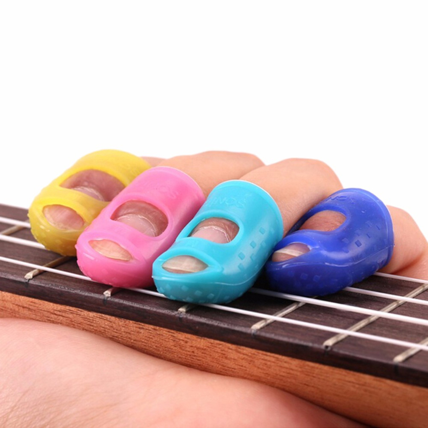 G2G ซิลิโคนสวมนิ้วช่วยฝึกหัดเล่นกีต้าร์ Silicone Finger Picks Protector